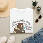 I Like My Coffee Strong Bear T-Shirt