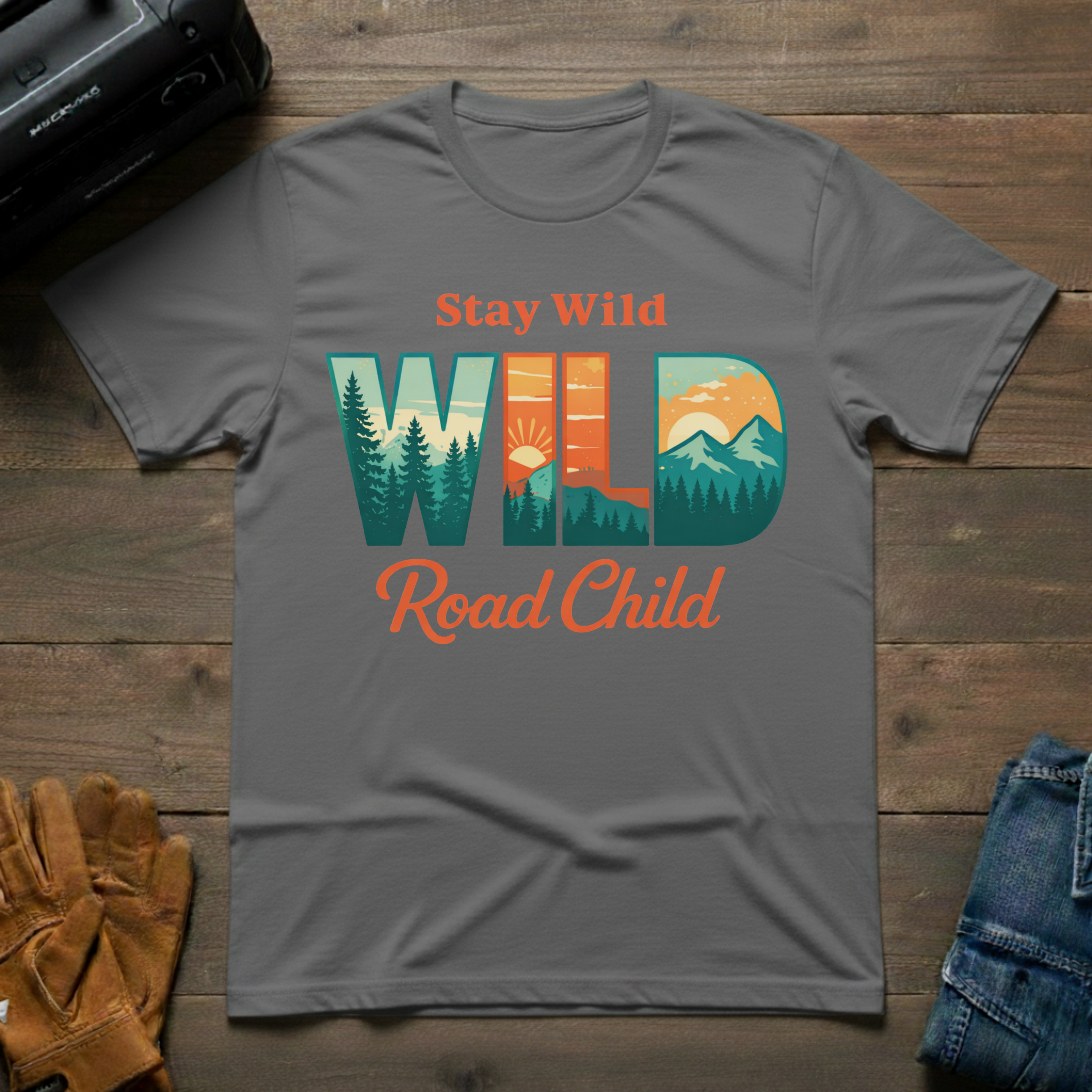 Stay Wild Road Child T-Shirt