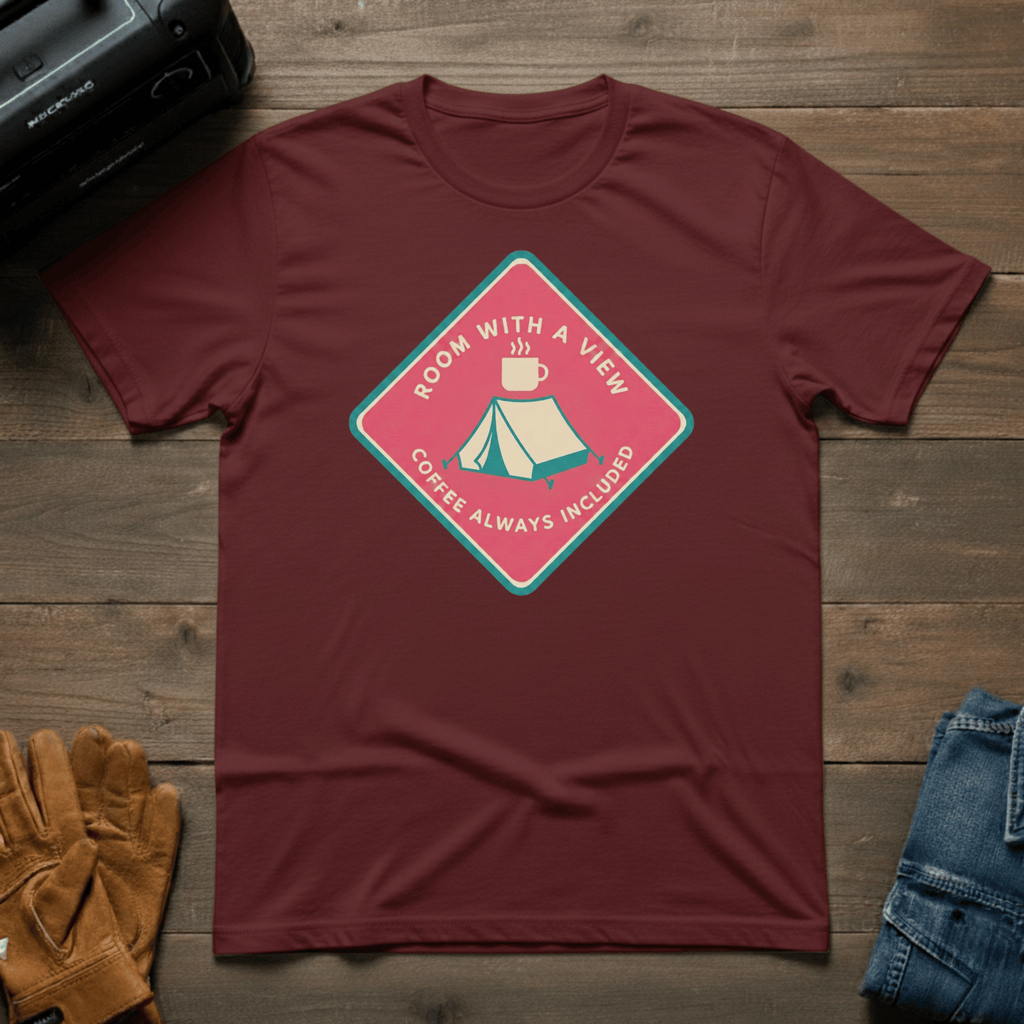Room with a View Tent T-Shirt