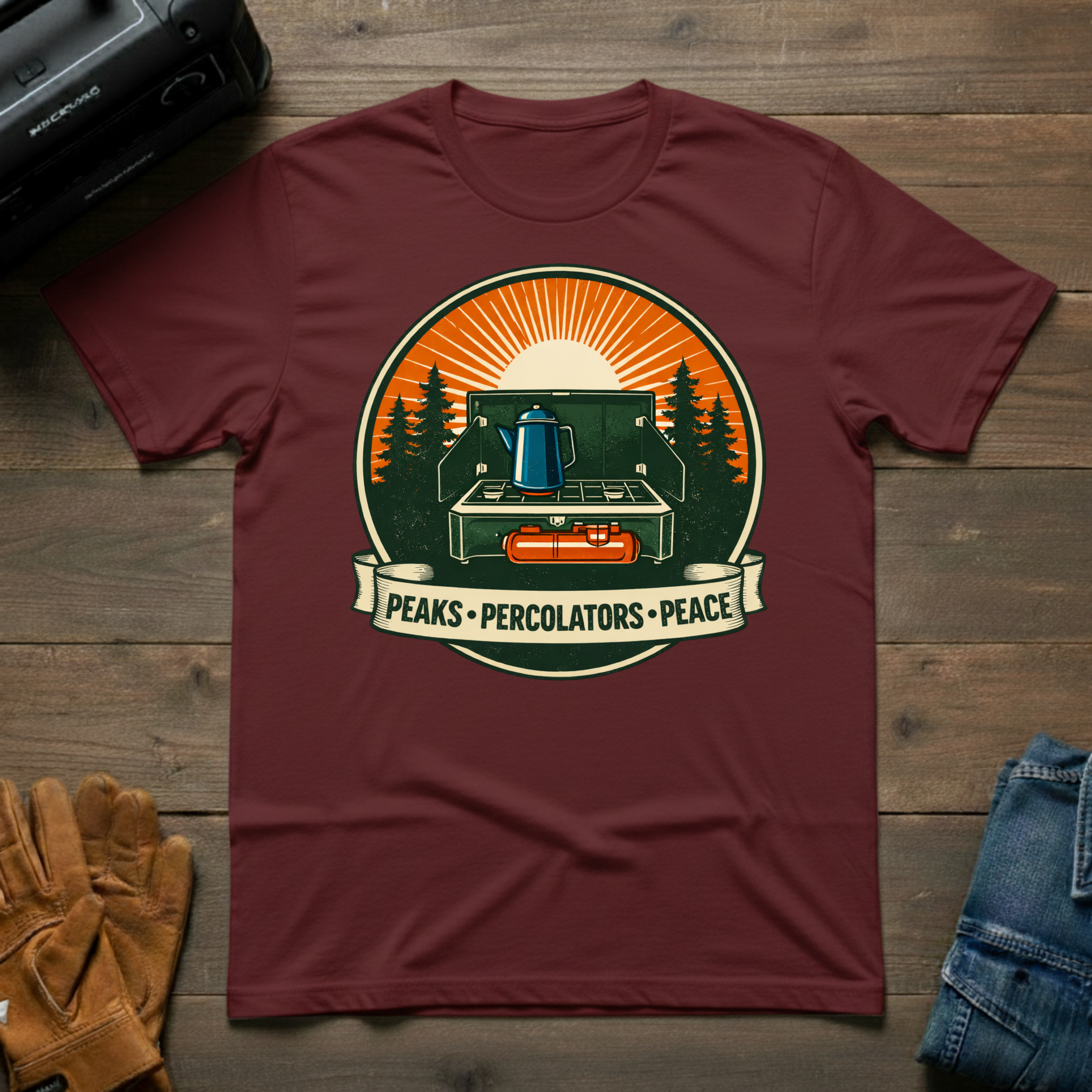 Peaks Percolators Peace T-Shirt