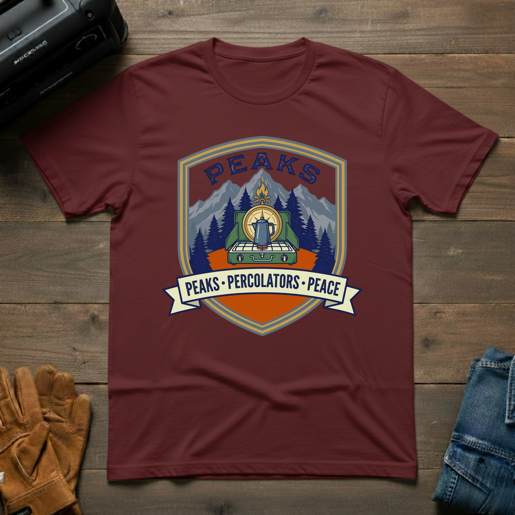 Peaks Percolators Peace T-Shirt