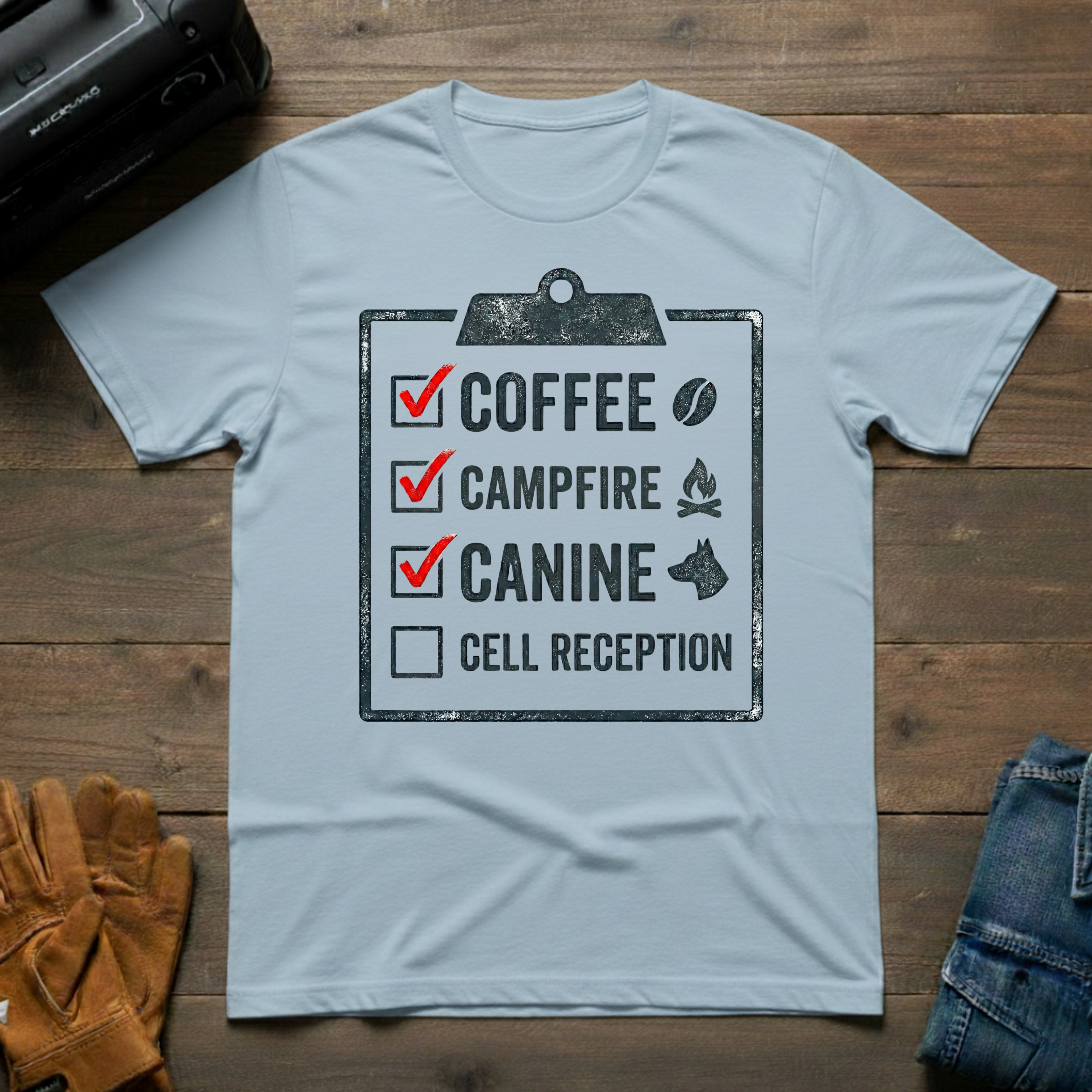 Coffee Campfire Canines T-Shirt