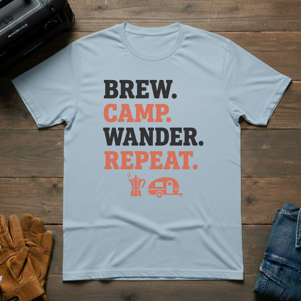 Brew Camp Wander Repeat T-Shirt
