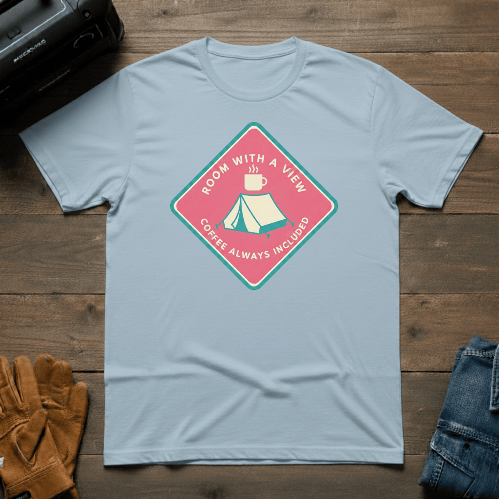 Room with a View Tent T-Shirt