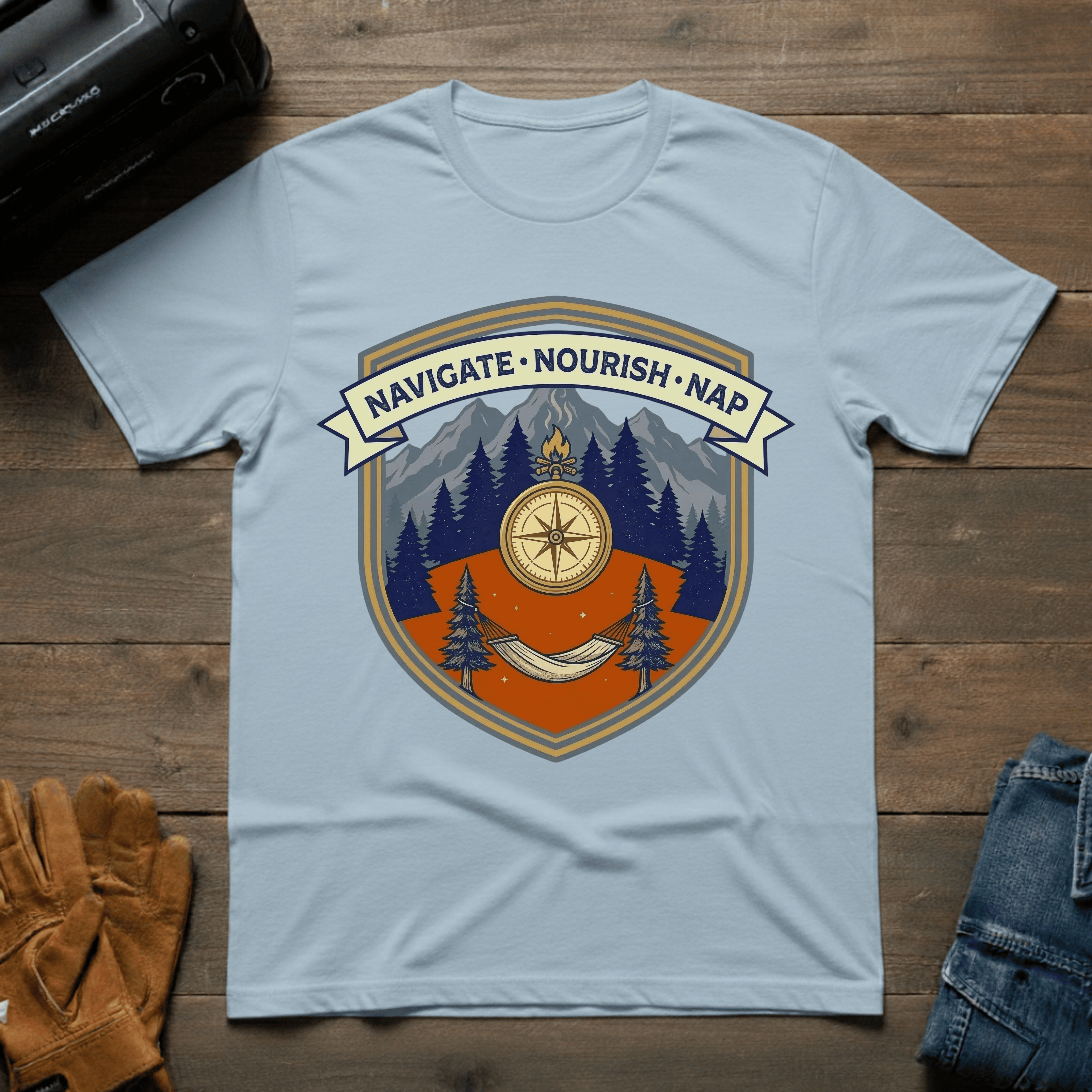 Navigate Nourish Nap T-Shirt