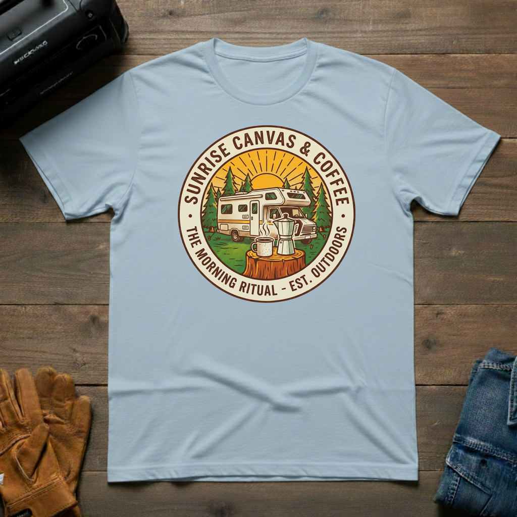 Sunrise Canvas & Coffee RV T-Shirt