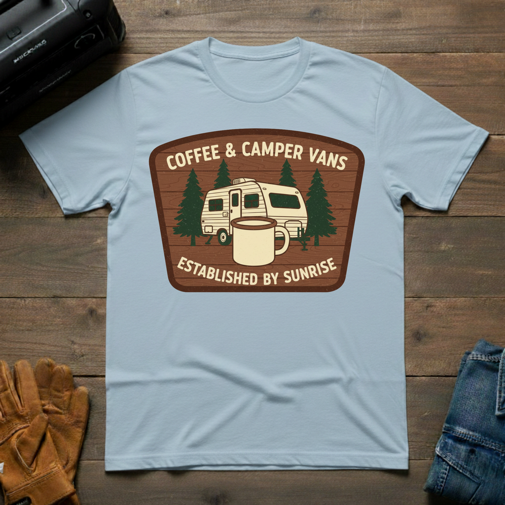 Coffee And Camper Vans T-Shirt