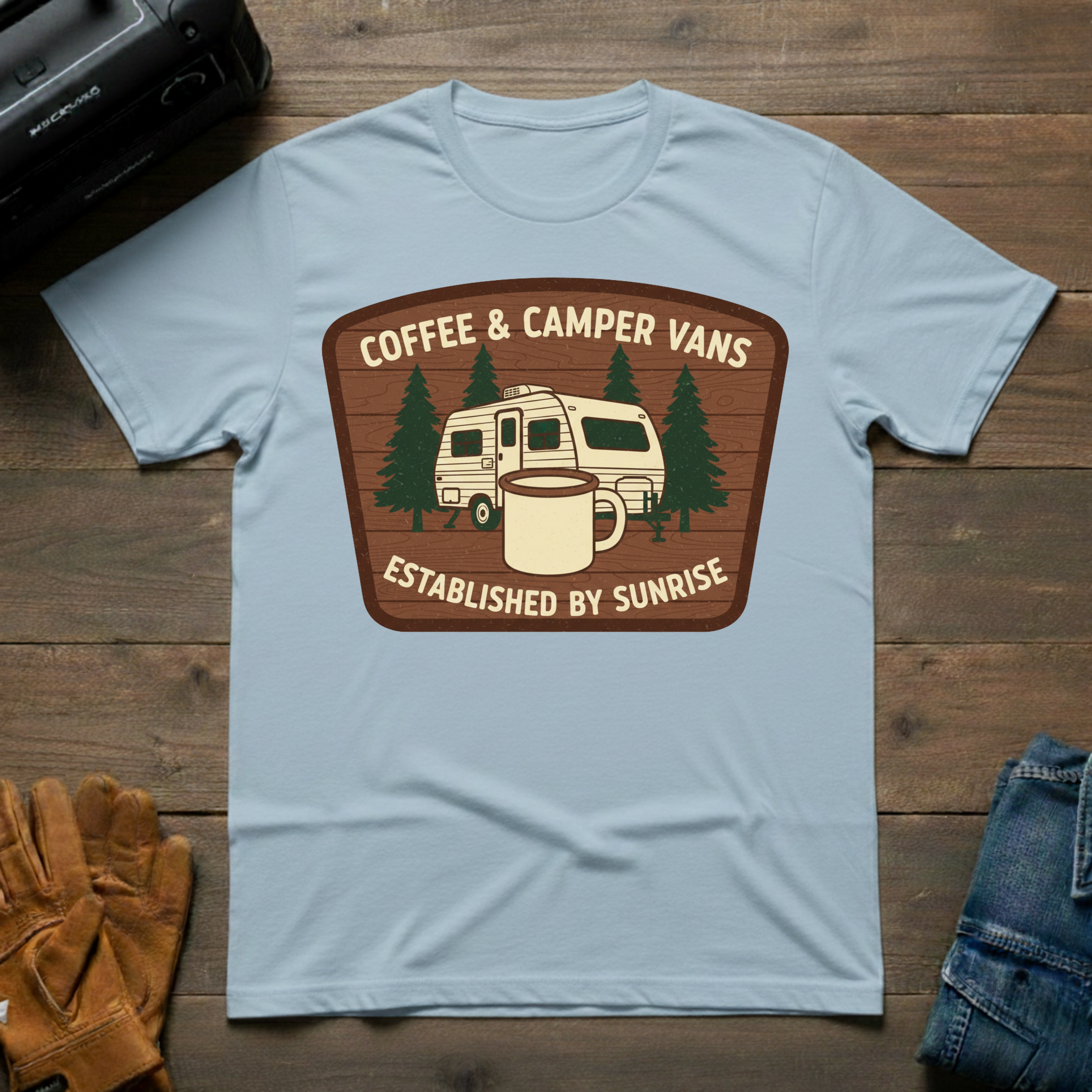 Coffee And Camper Vans T-Shirt
