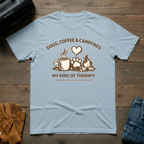 Dogs, Coffee & Campfires T-Shirt