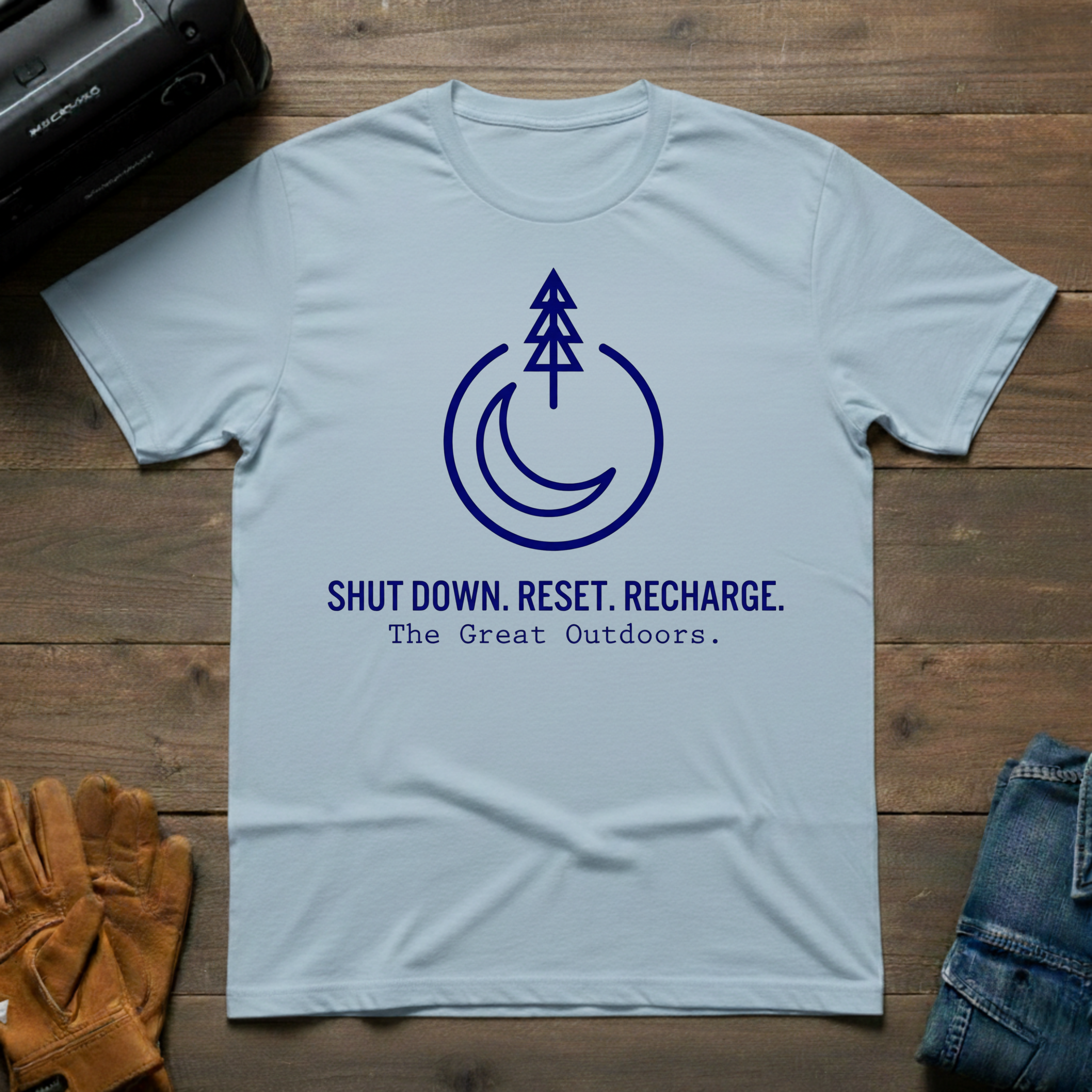 Shut Down - Reset - Recharge T-Shirt