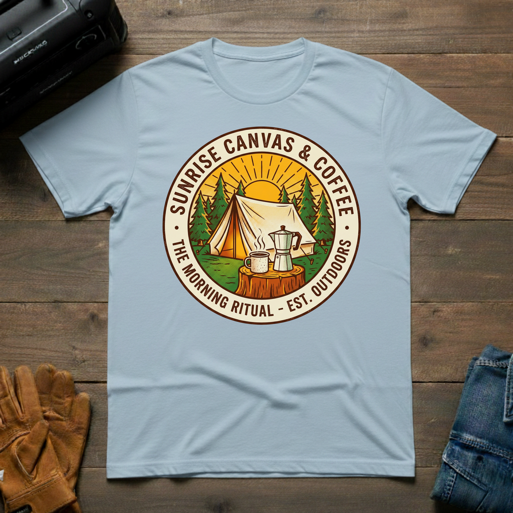 Sunrise Canvas & Coffee Tent T-Shirt