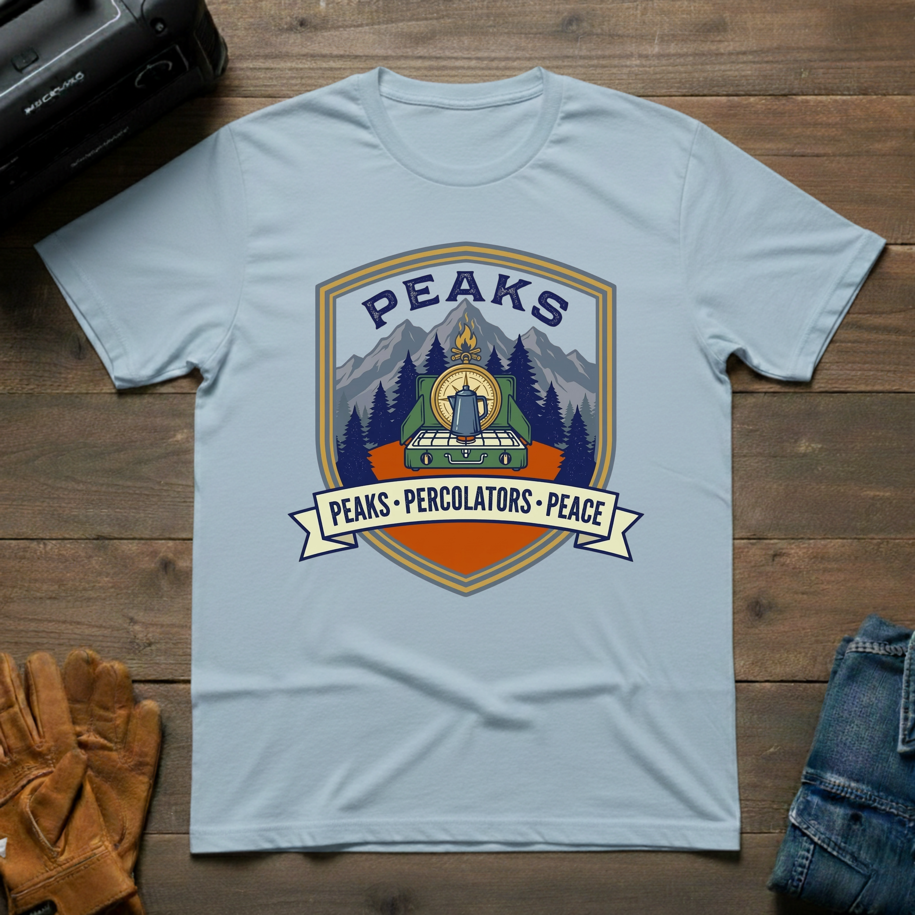 Peaks Percolators Peace T-Shirt