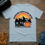 Adventure Starts After Coffee T-Shirt