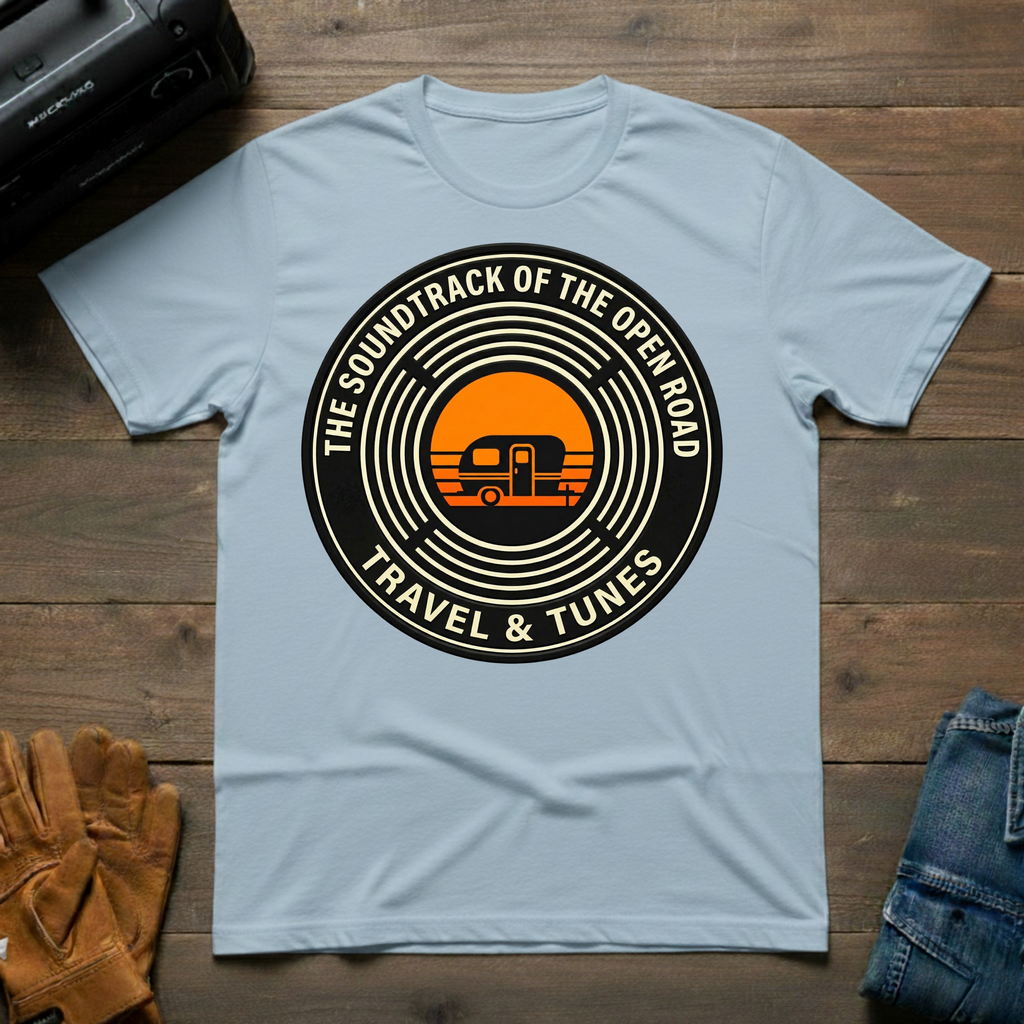 Travel & Tunes Trailer T-Shirt