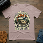 Camp More, Worry Less – Unisex T-Shirt