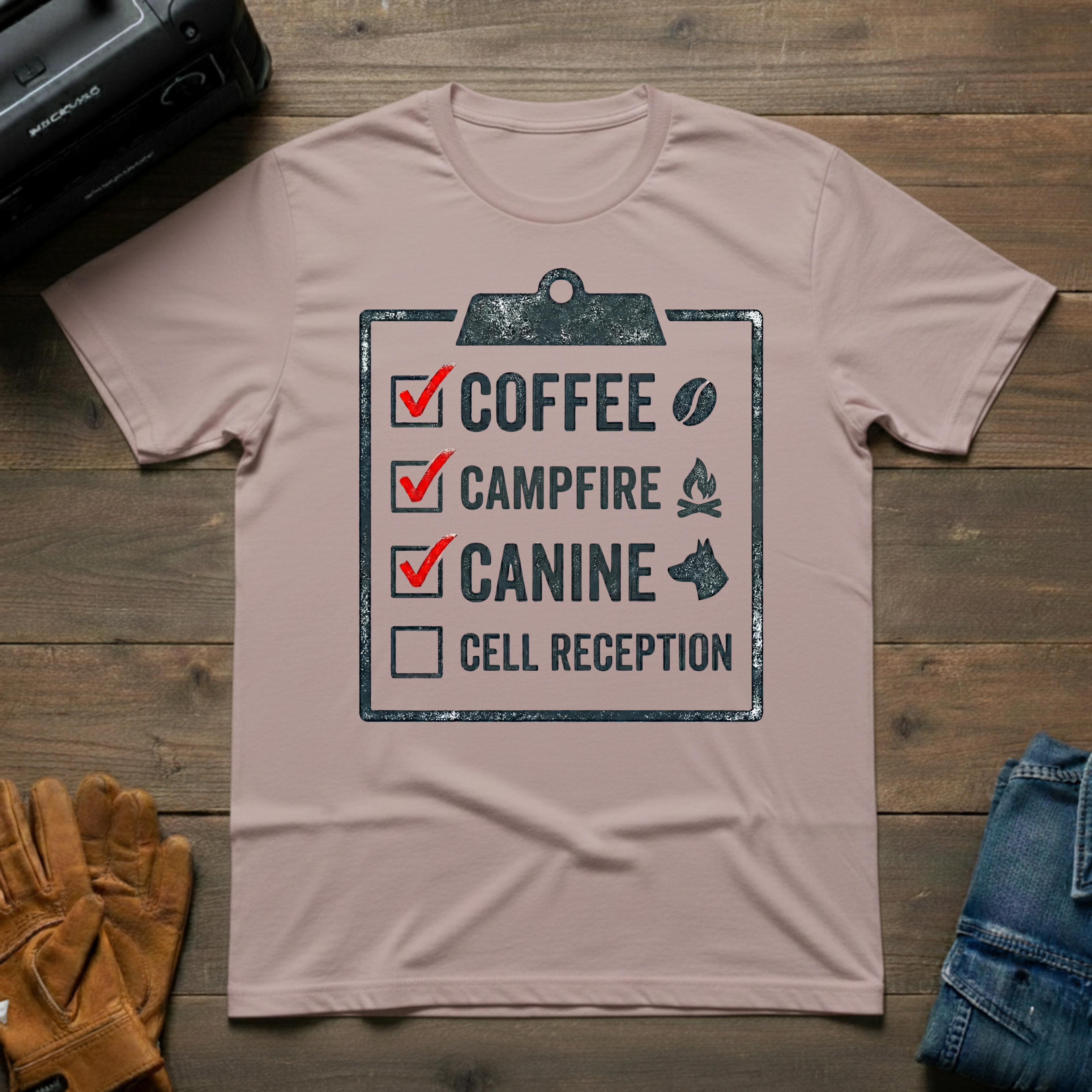 Coffee Campfire Canines T-Shirt