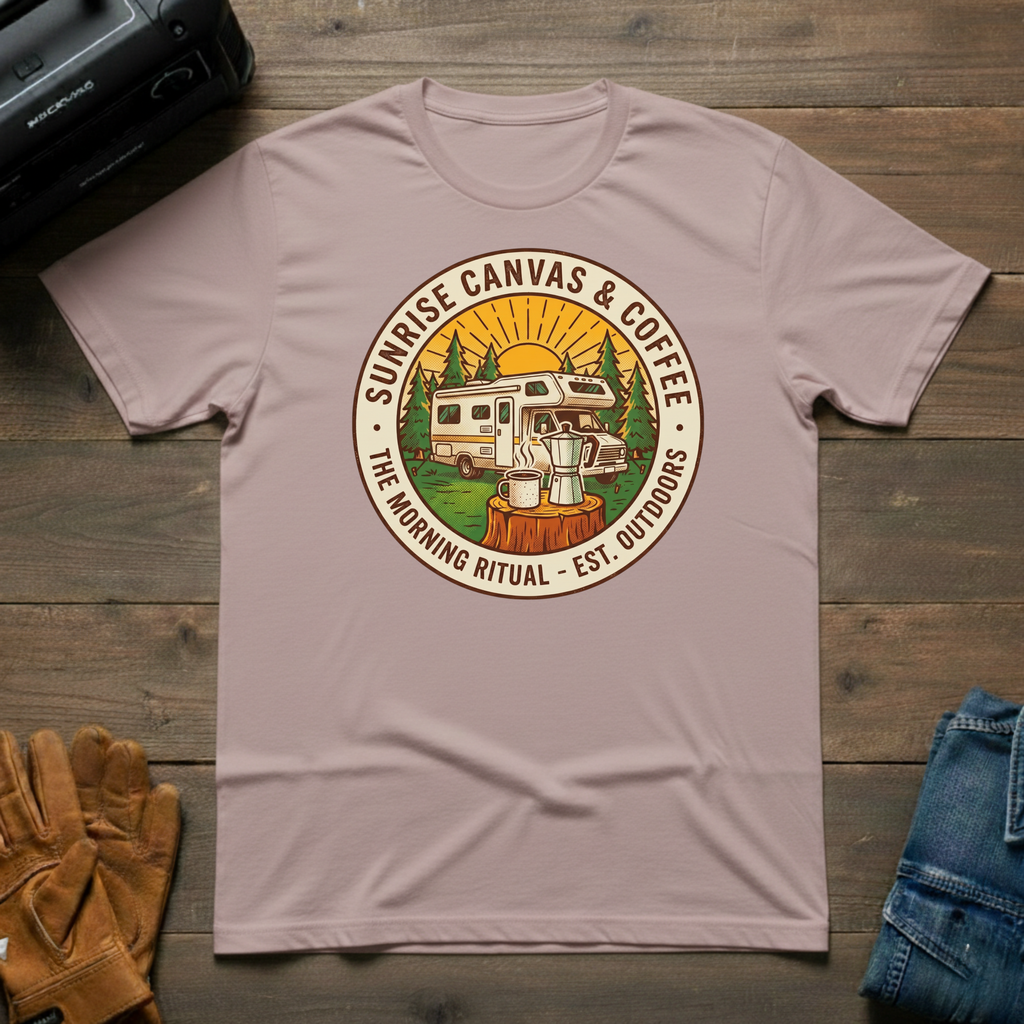 Sunrise Canvas & Coffee RV T-Shirt