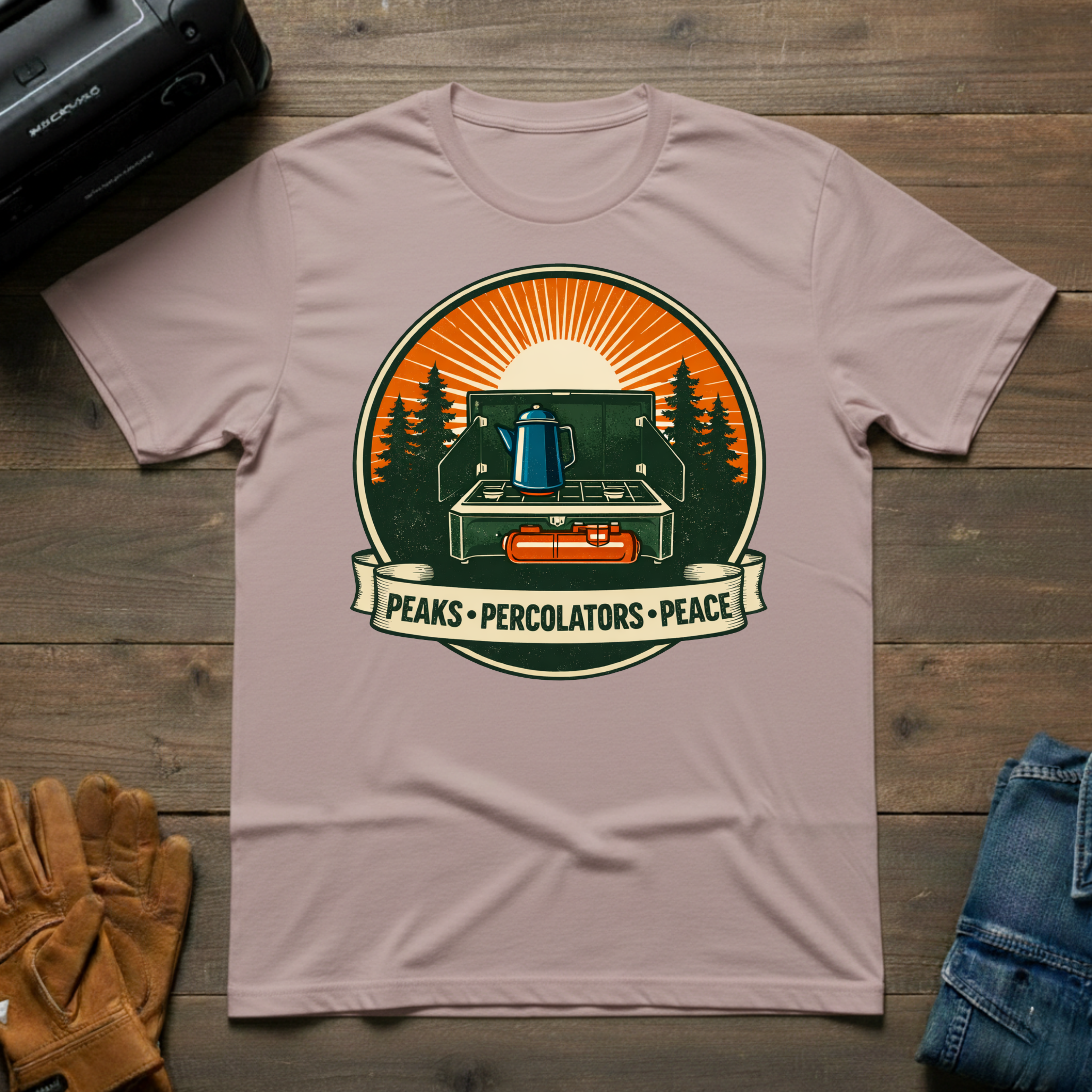 Peaks Percolators Peace T-Shirt