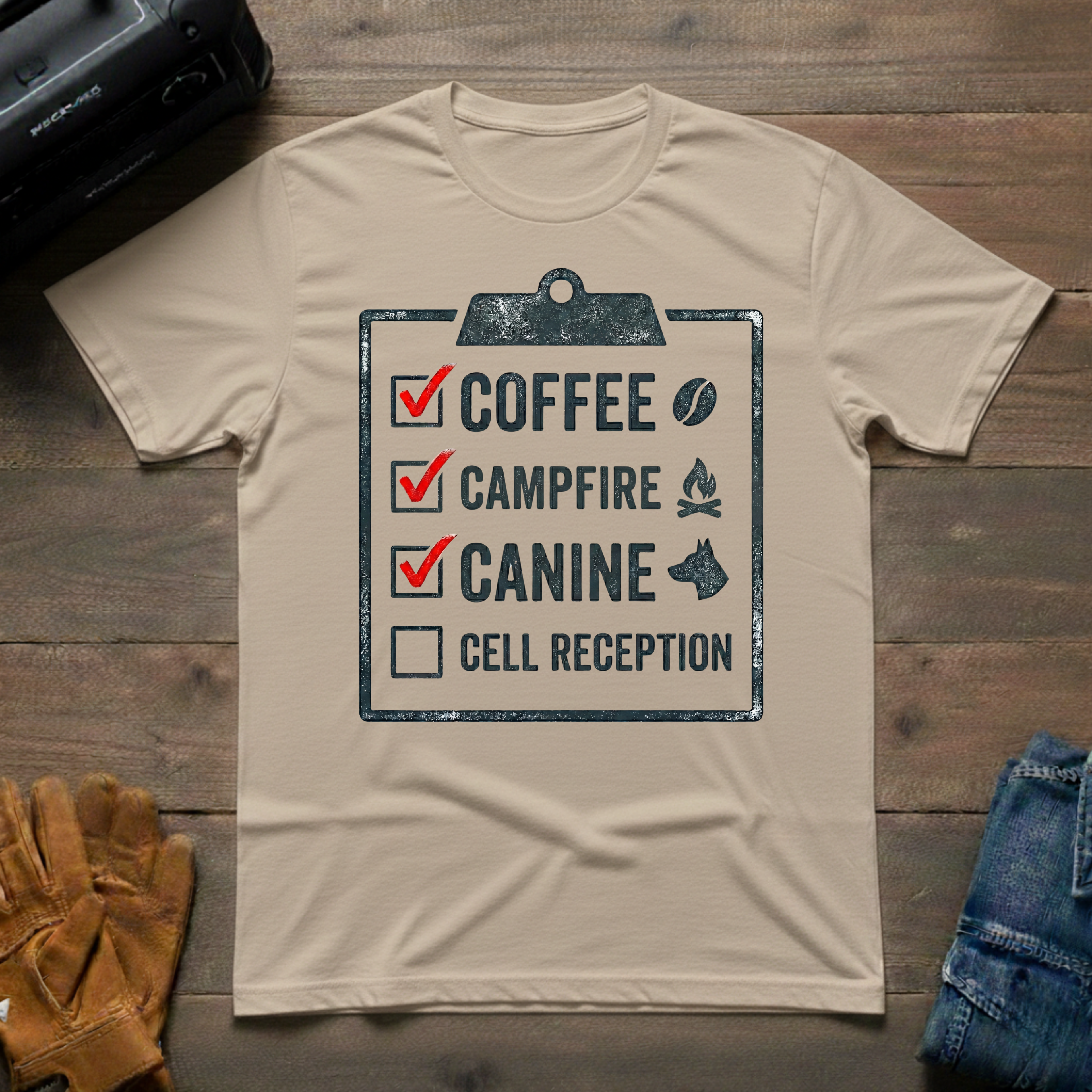 Coffee Campfire Canines T-Shirt