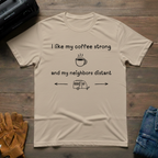 I Like My Coffee Strong Trailer T-Shirt
