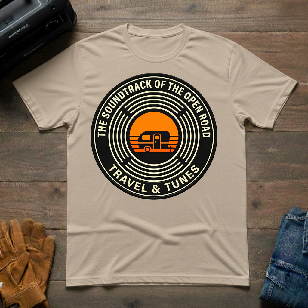 Travel & Tunes Trailer T-Shirt