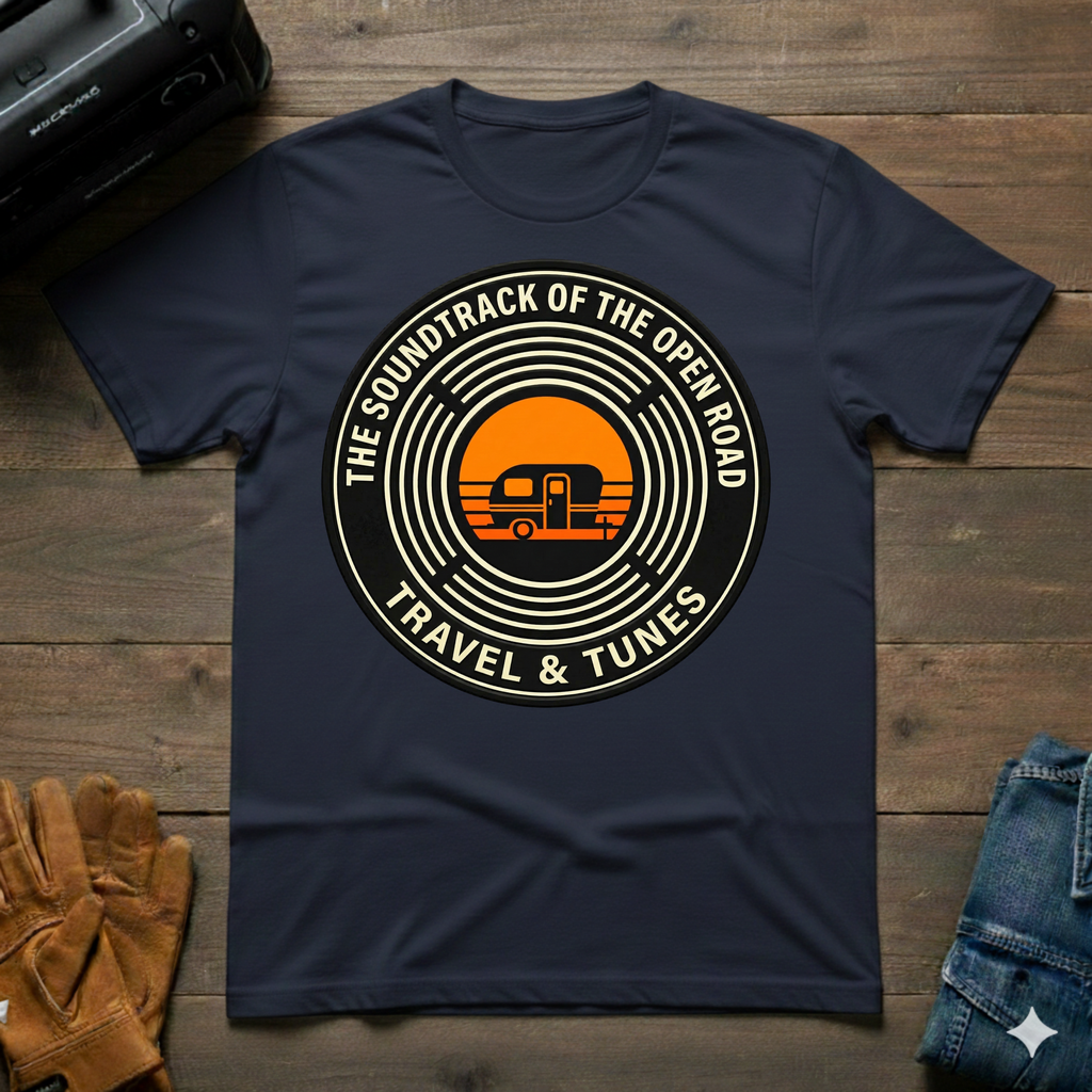 Travel & Tunes Trailer T-Shirt