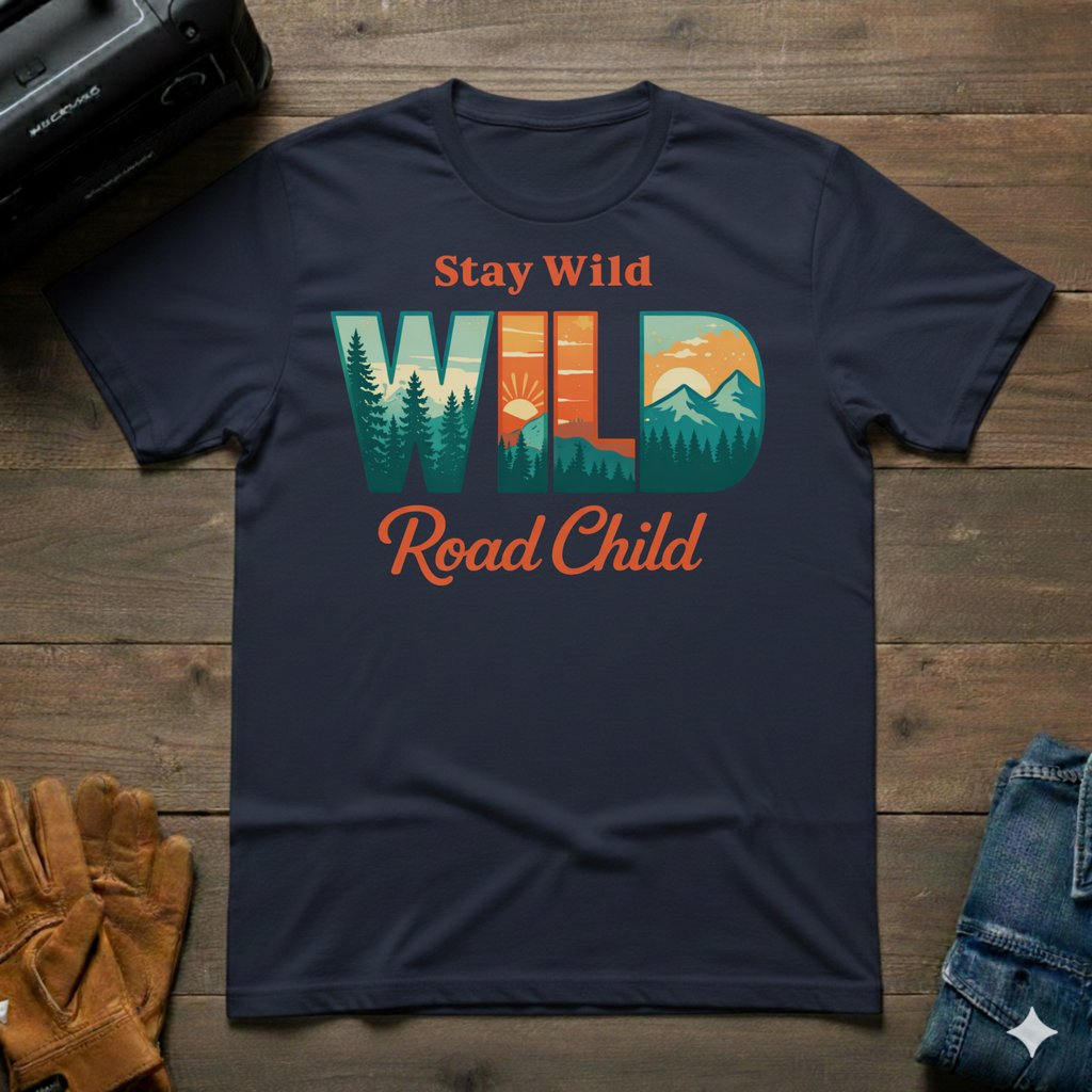 Stay Wild Road Child T-Shirt
