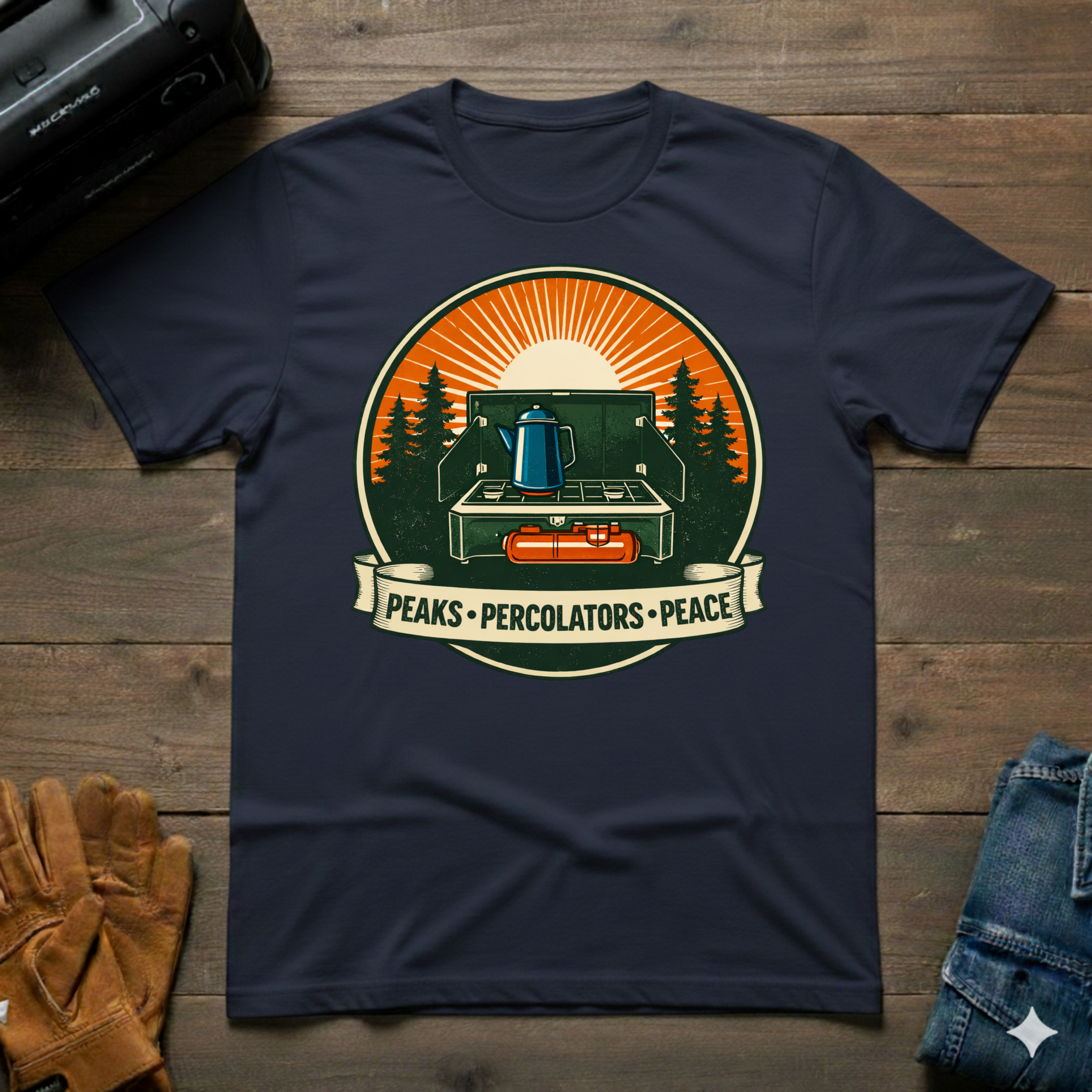 Peaks Percolators Peace T-Shirt