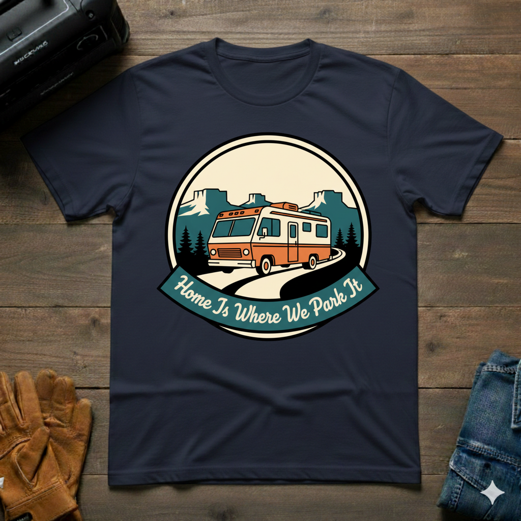Home Is Where We Park It T-Shirt