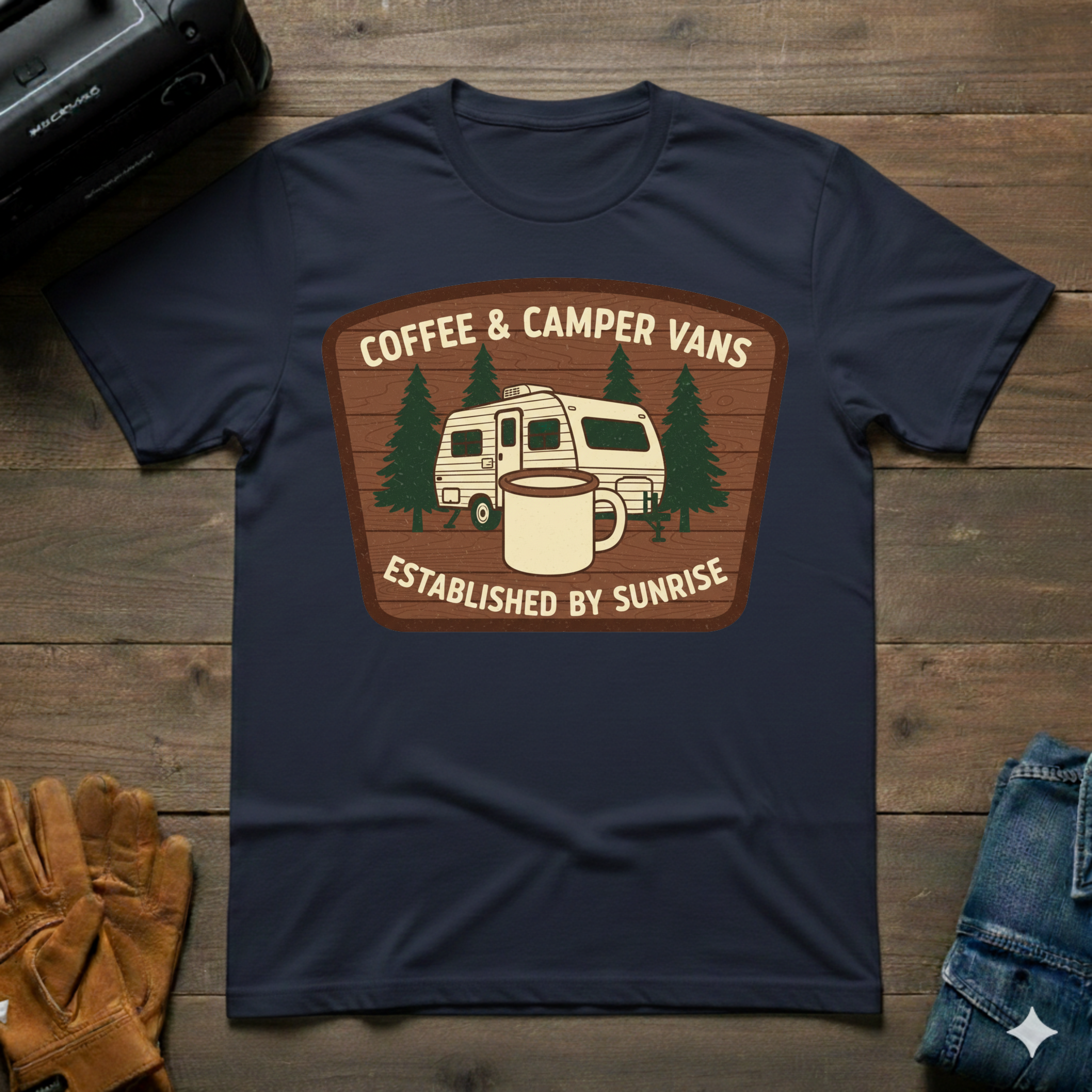 Coffee And Camper Vans T-Shirt