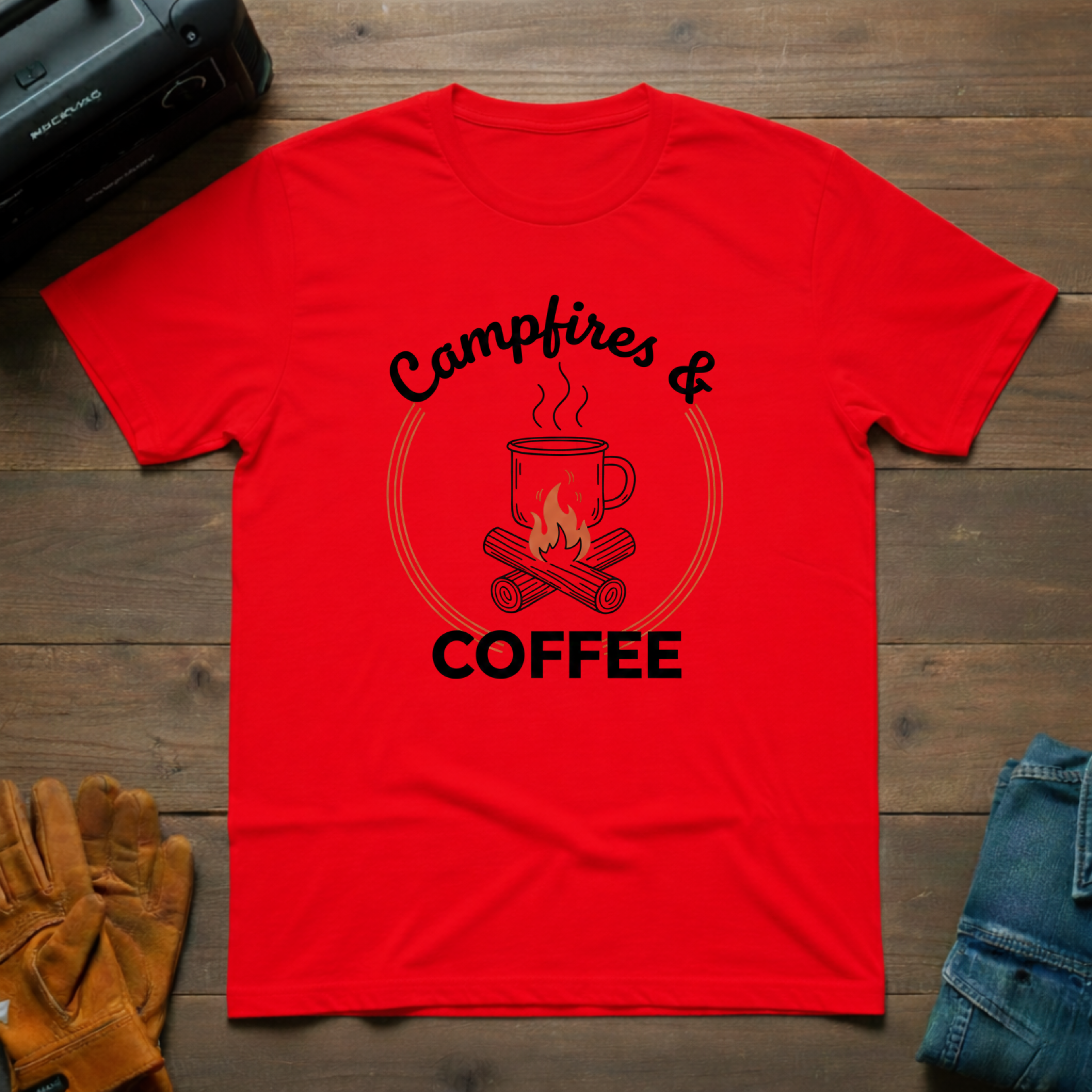 Campfires and Coffee T-Shirt