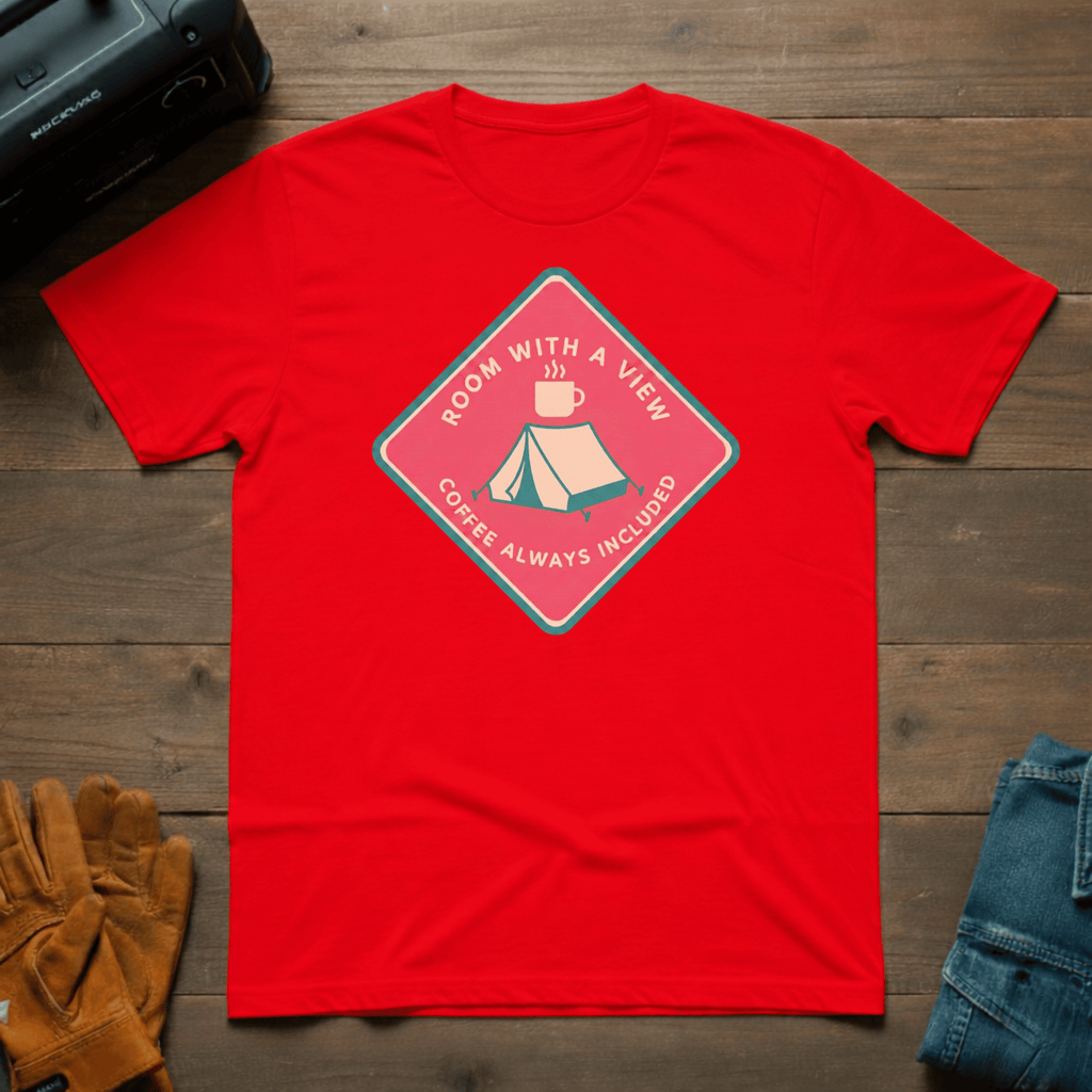 Room with a View Tent T-Shirt