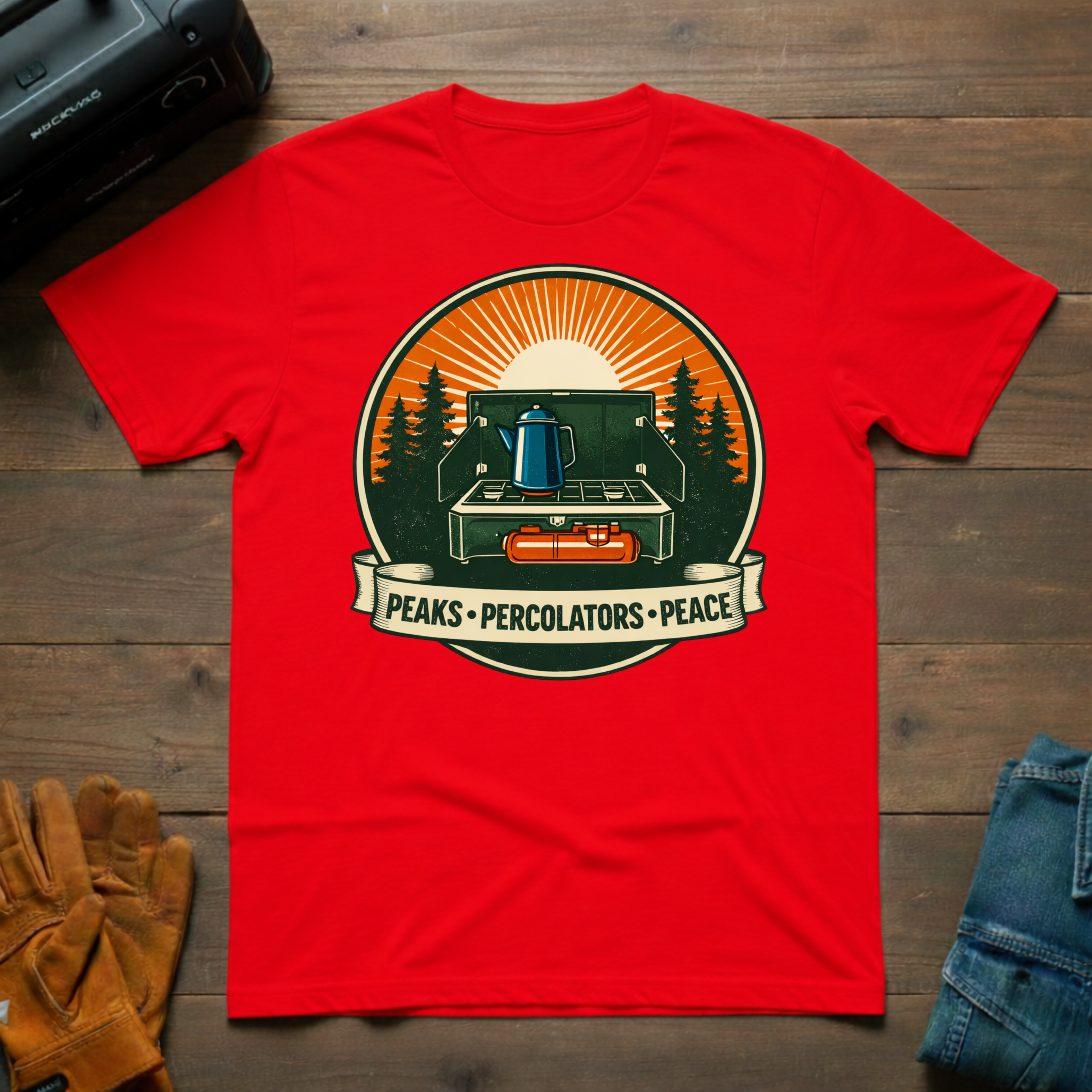 Peaks Percolators Peace T-Shirt