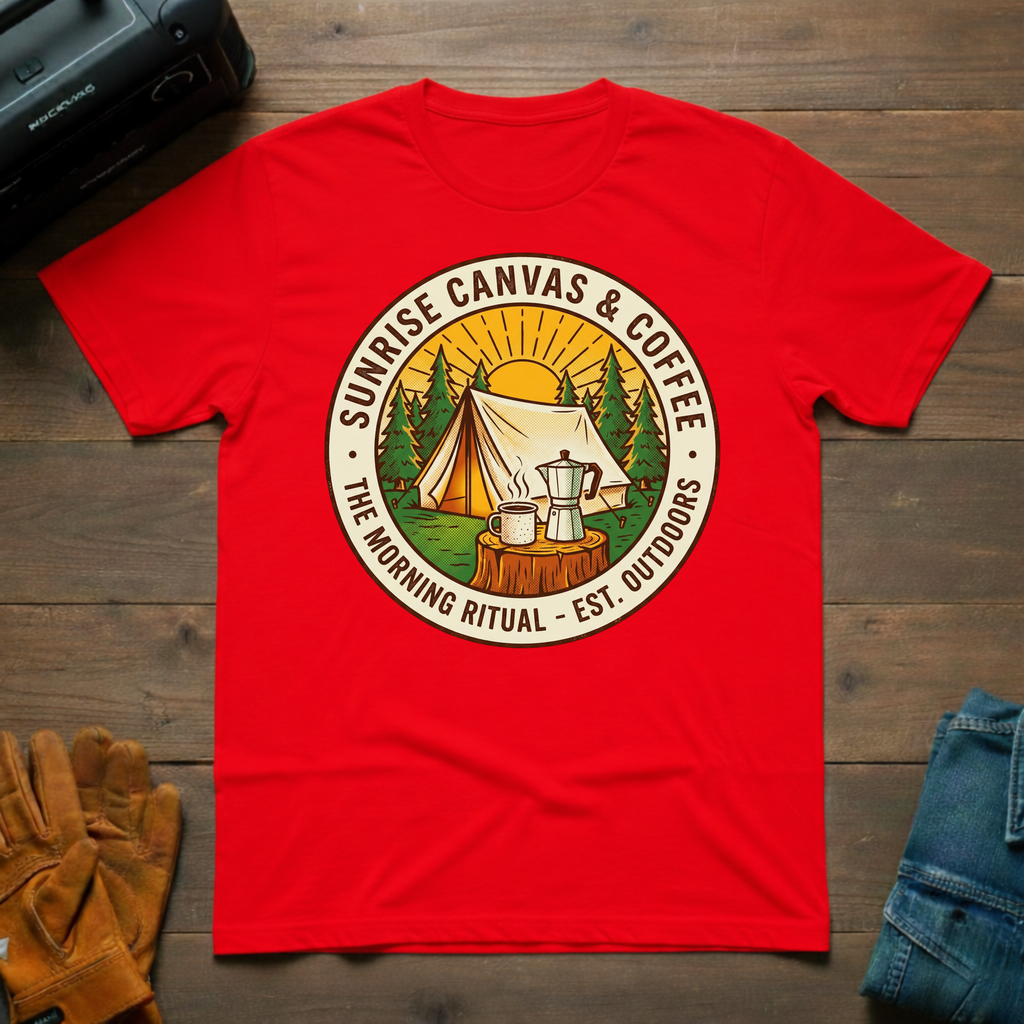 Sunrise Canvas & Coffee Tent T-Shirt
