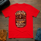 I Like My Coffee Strong RV Unisex T-Shirt