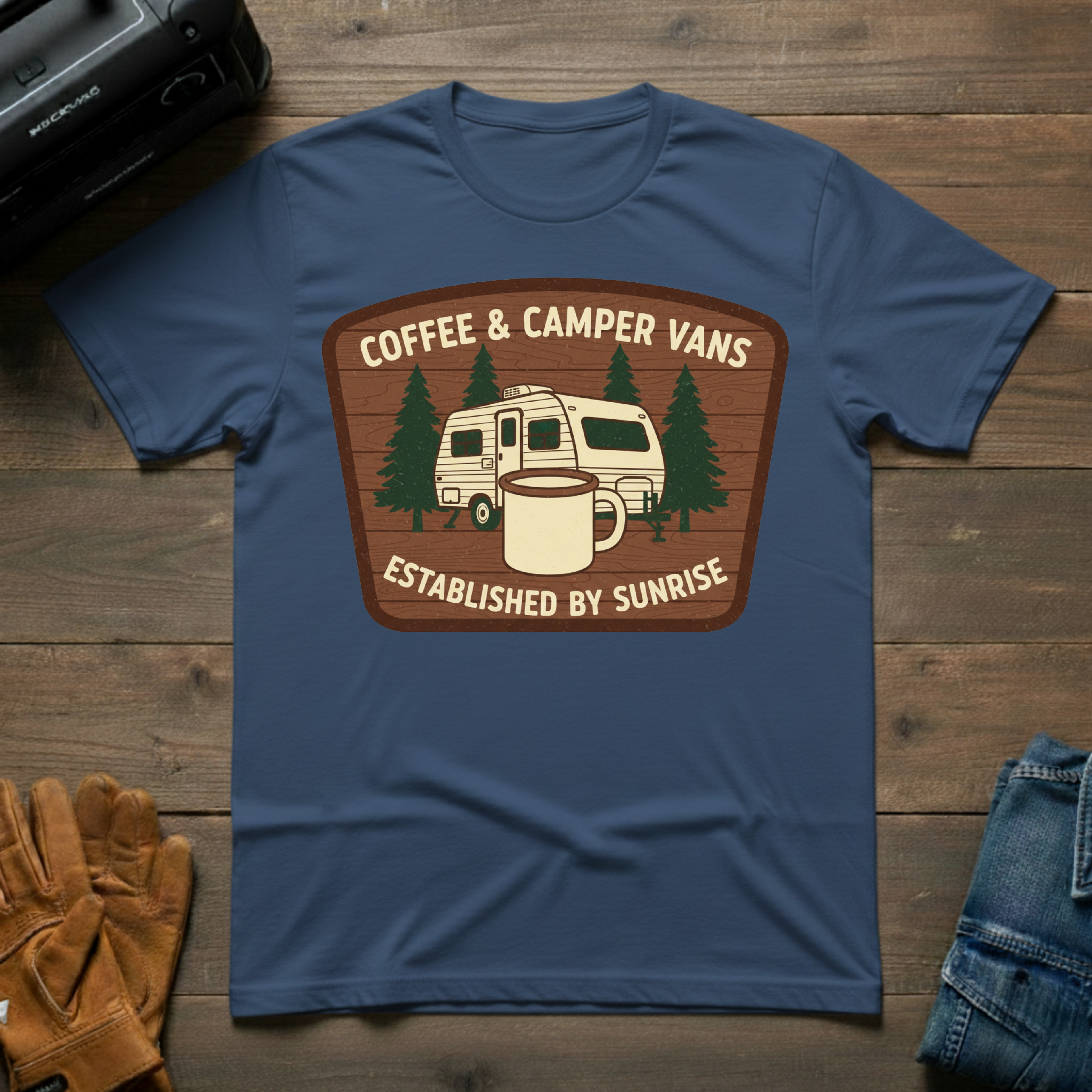 Coffee And Camper Vans T-Shirt
