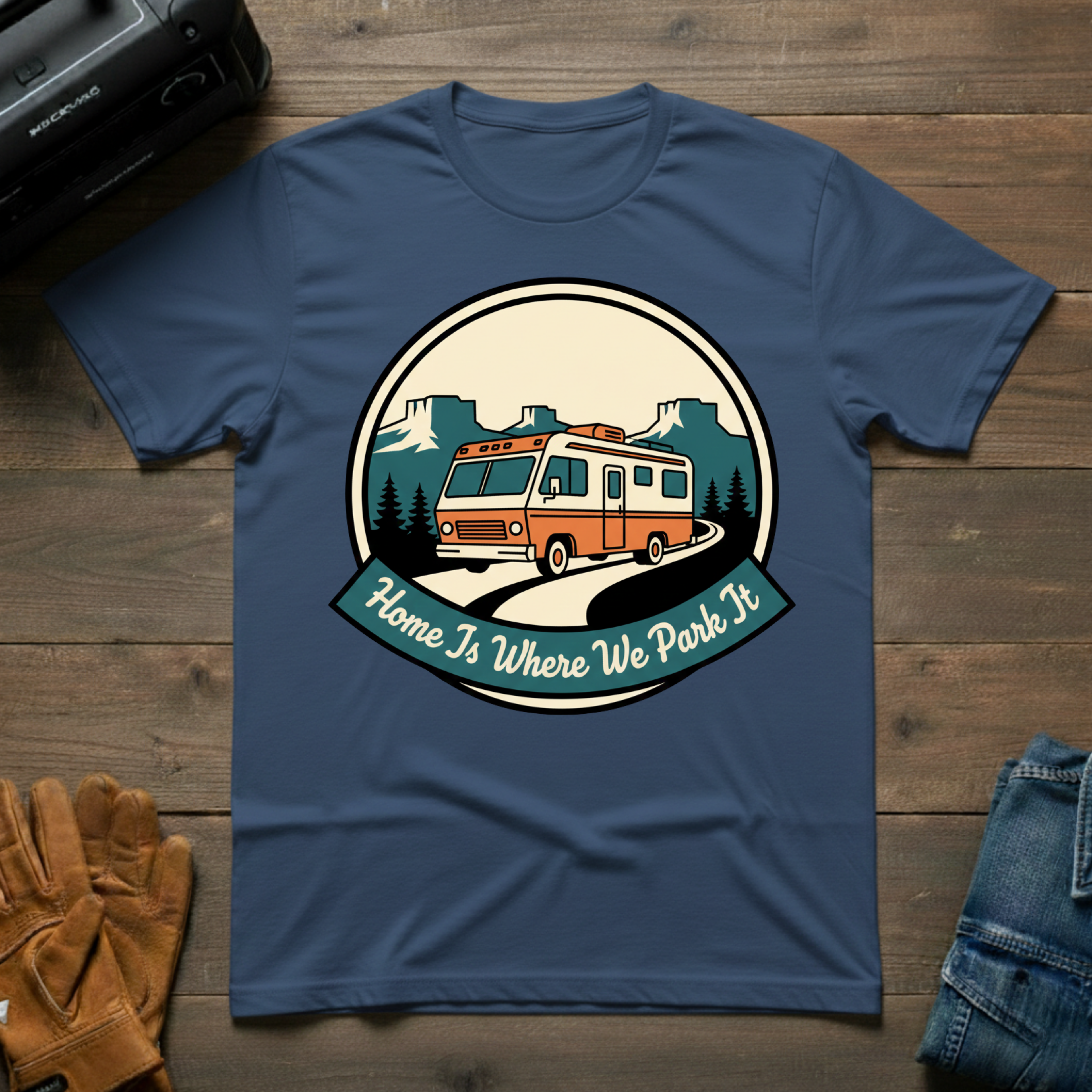 Home Is Where We Park It T-Shirt