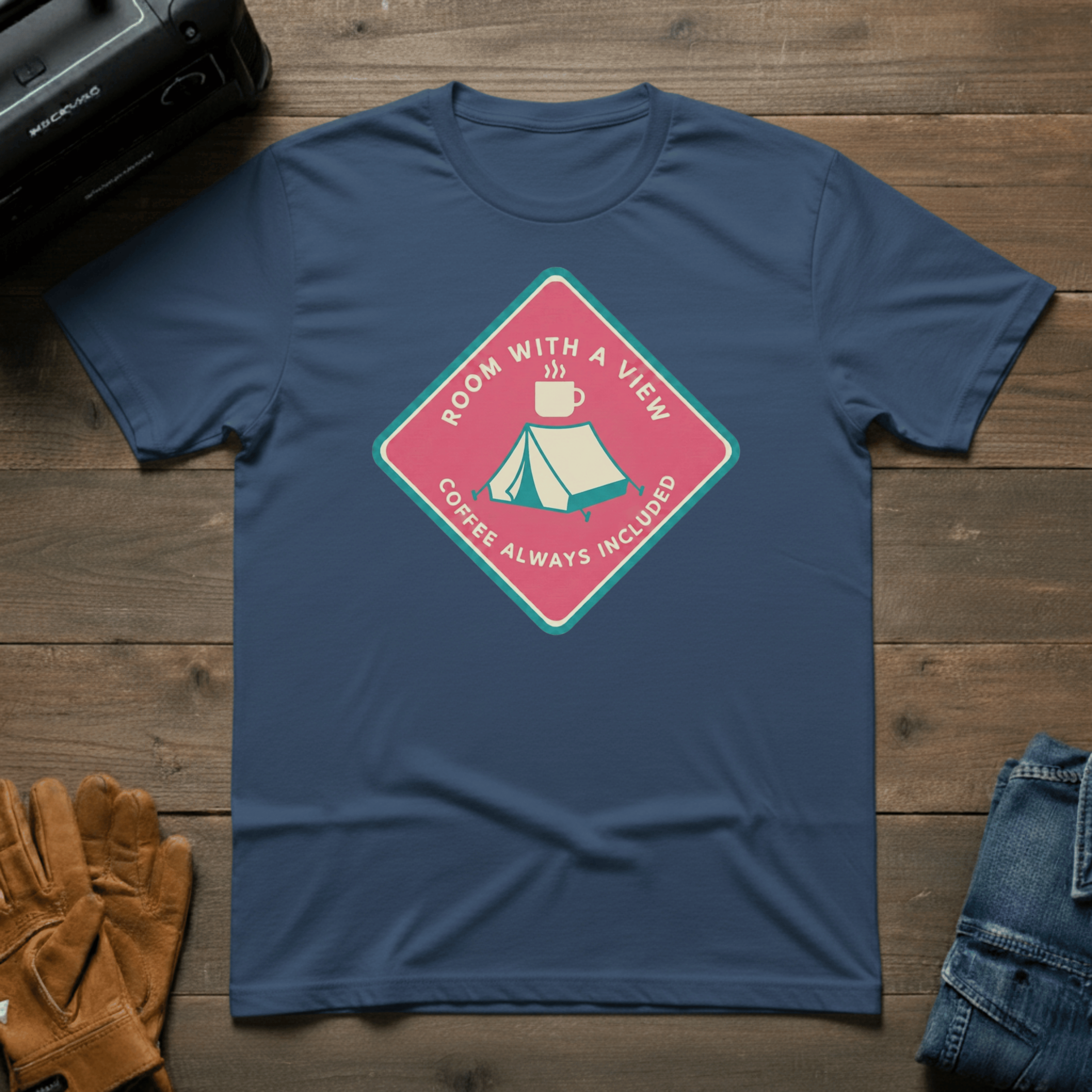 Room with a View Tent T-Shirt