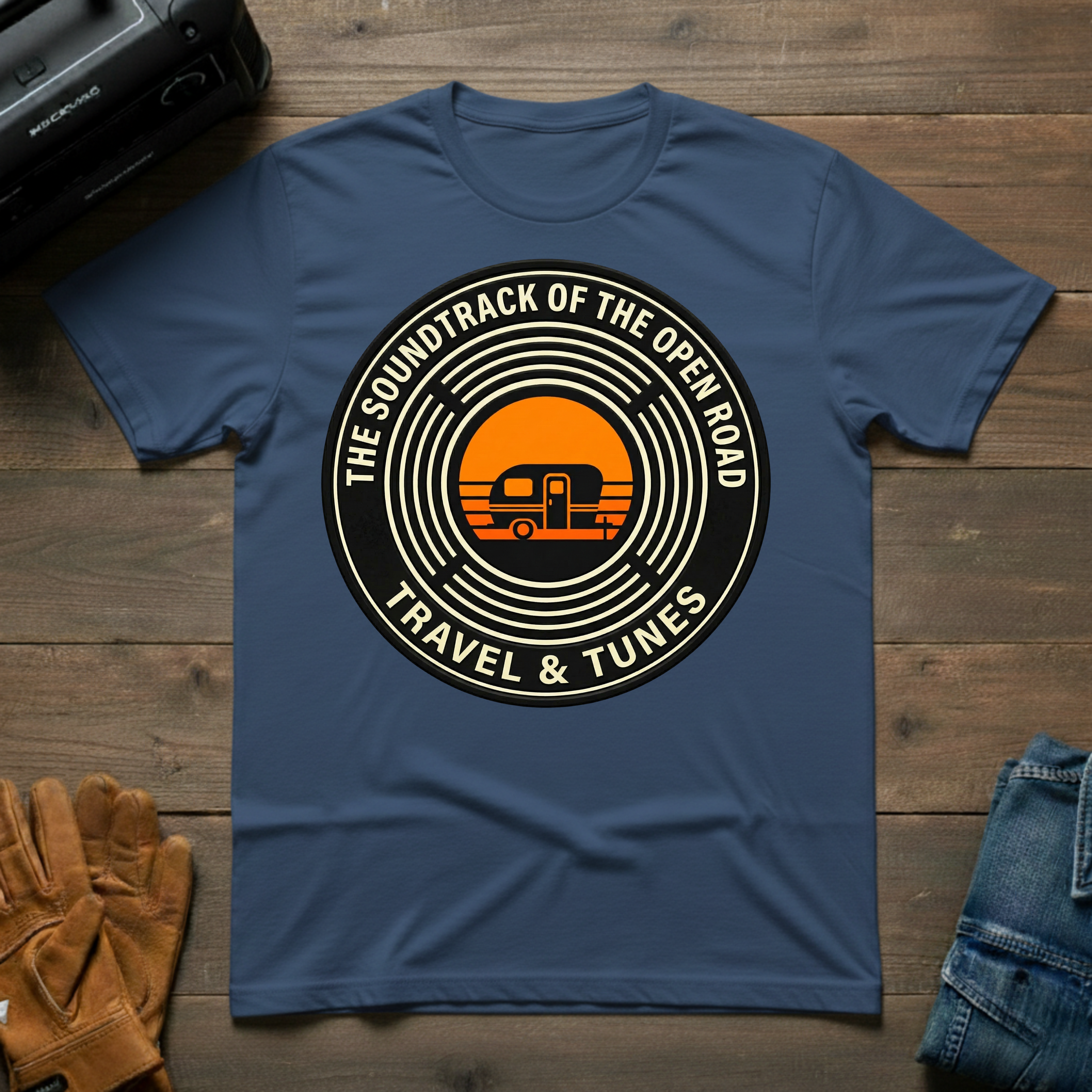Travel & Tunes Trailer T-Shirt