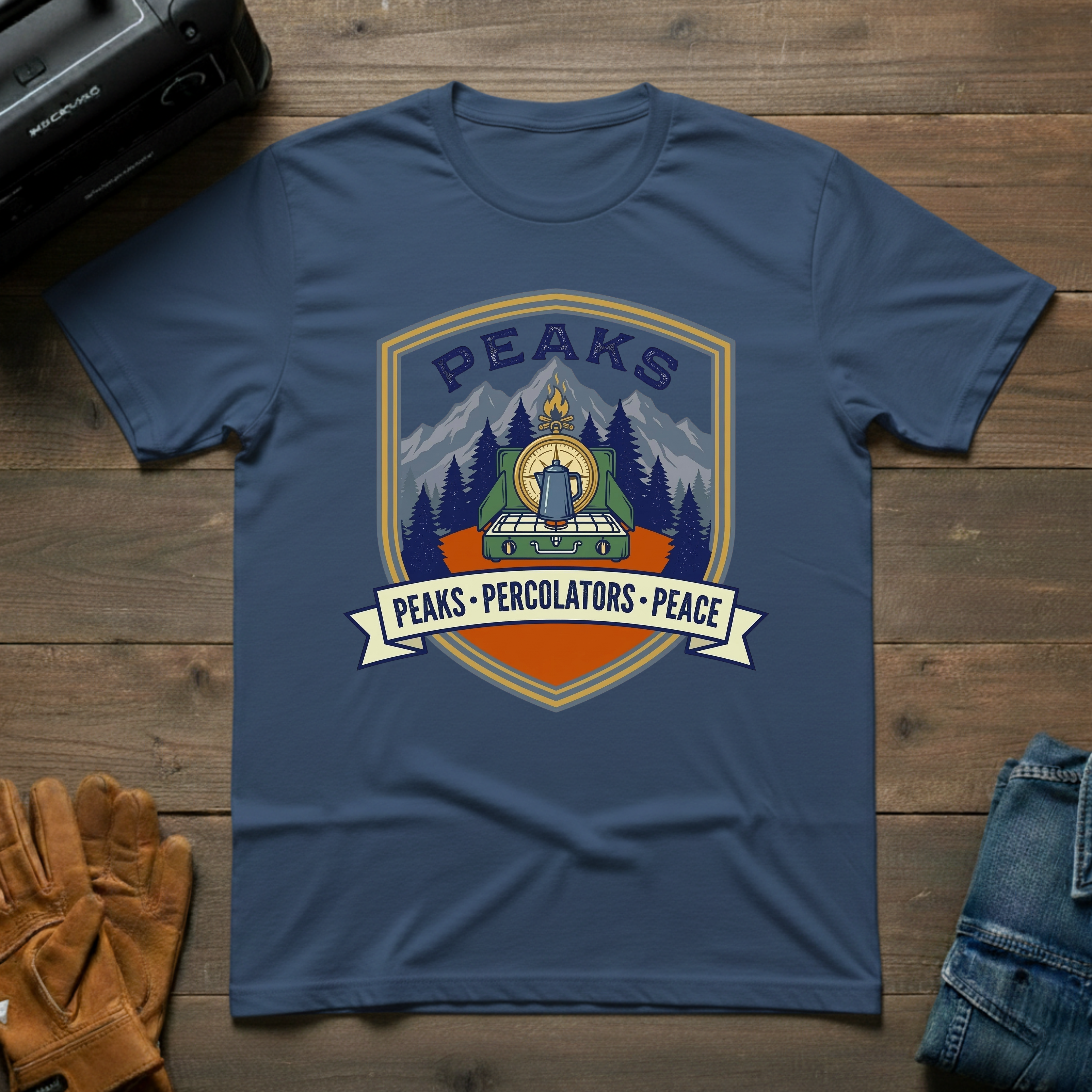Peaks Percolators Peace T-Shirt