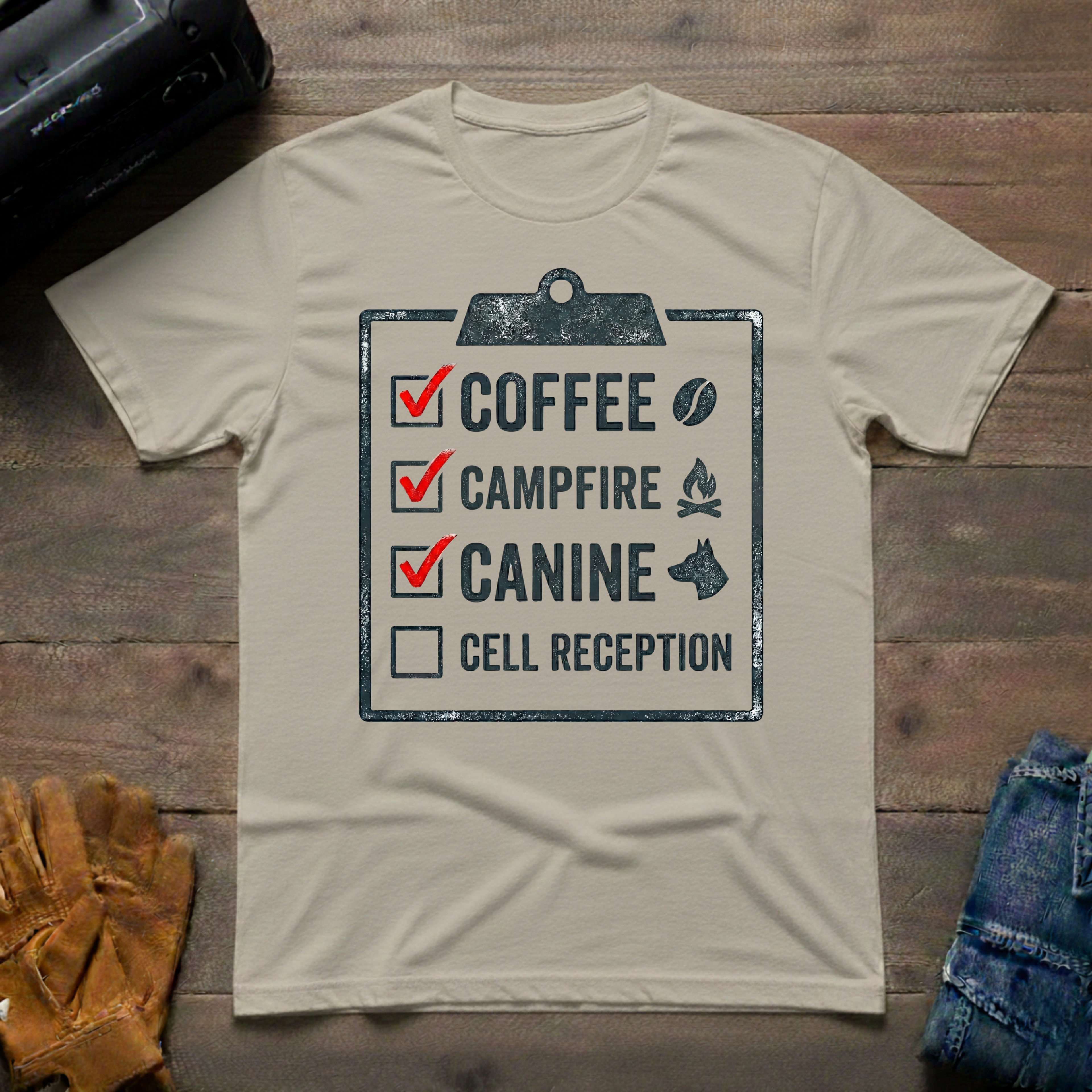 Coffee Campfire Canines T-Shirt