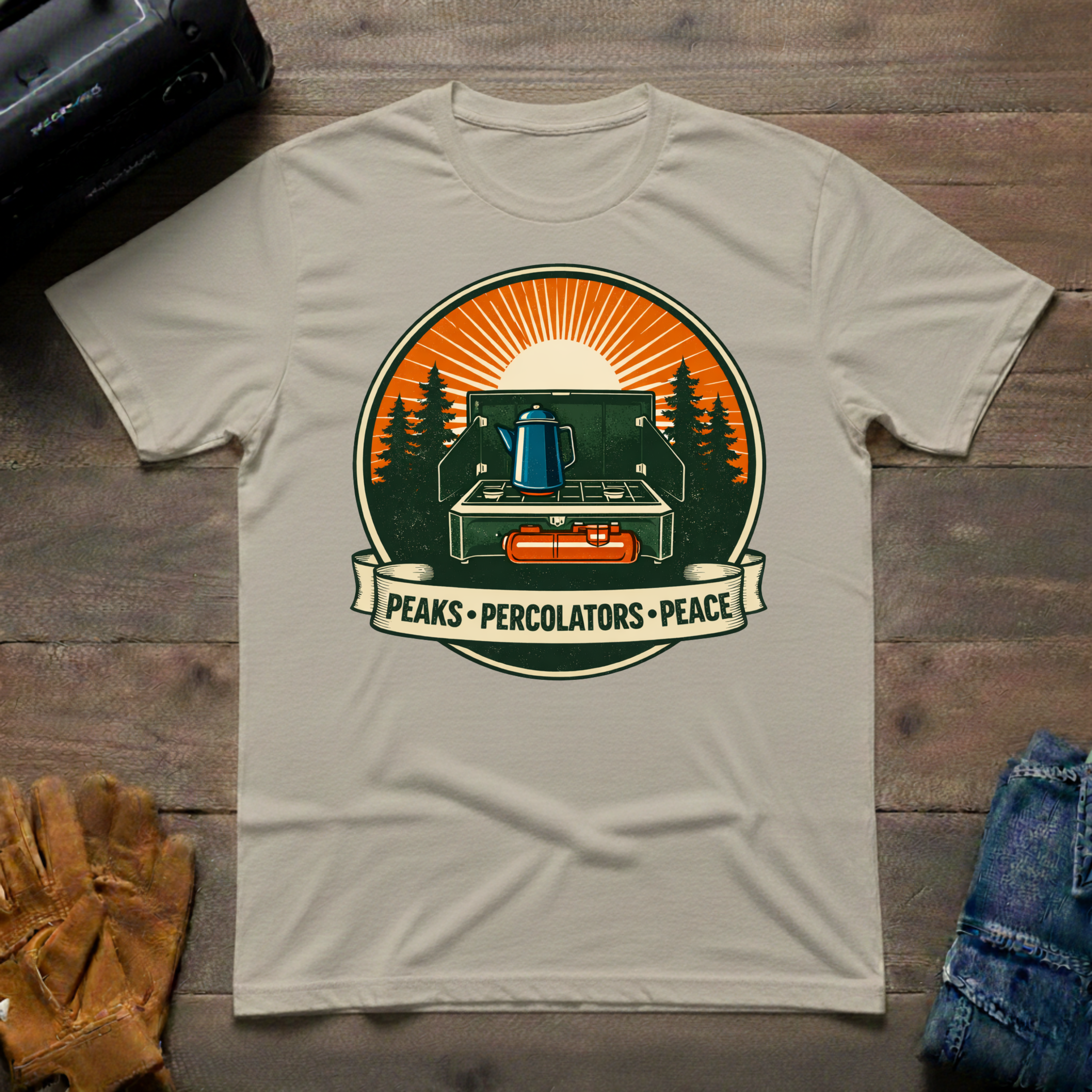 Peaks Percolators Peace T-Shirt