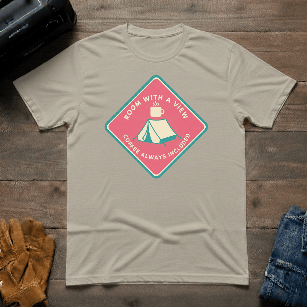 Room with a View Tent T-Shirt