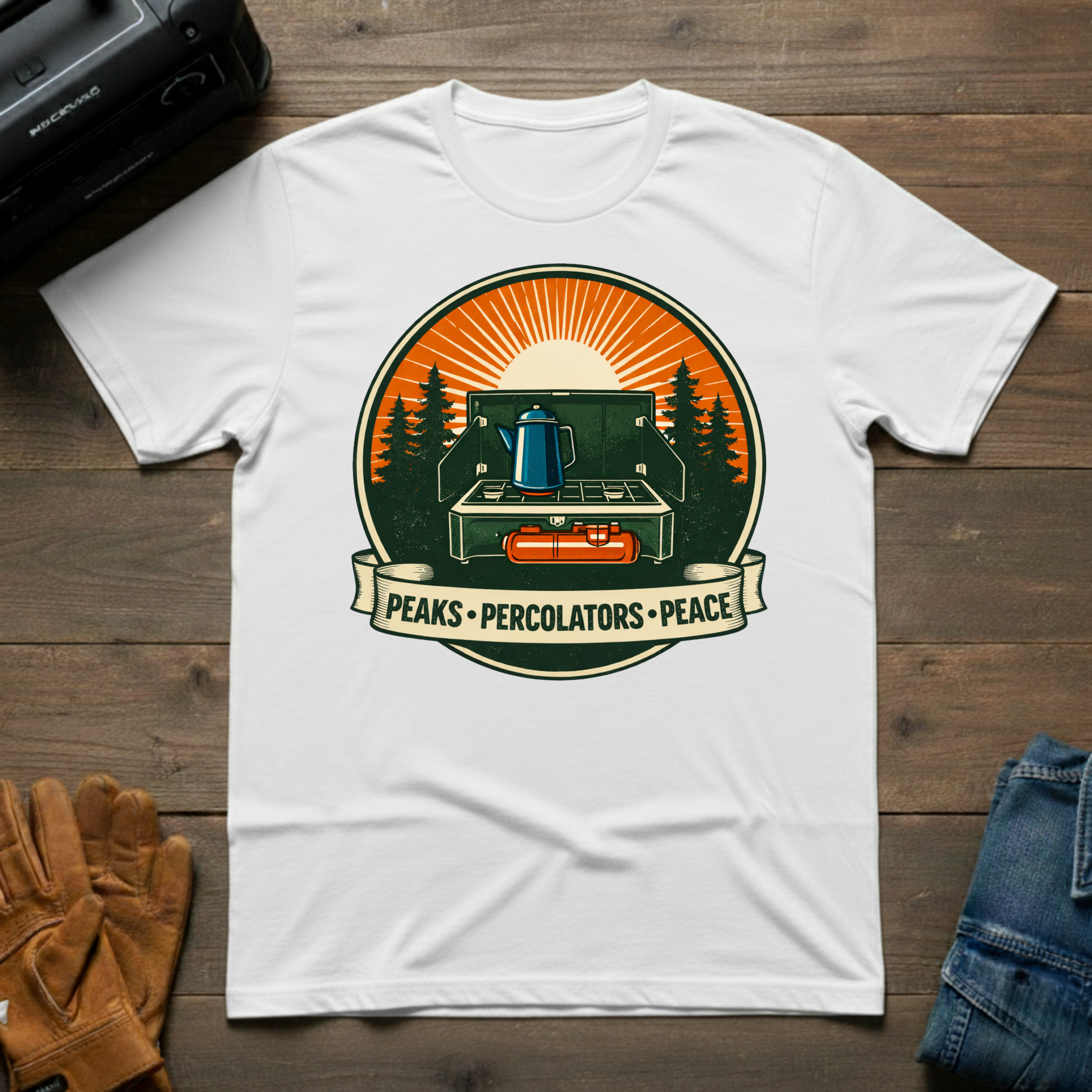 Peaks Percolators Peace T-Shirt