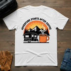 Adventure Starts After Coffee T-Shirt