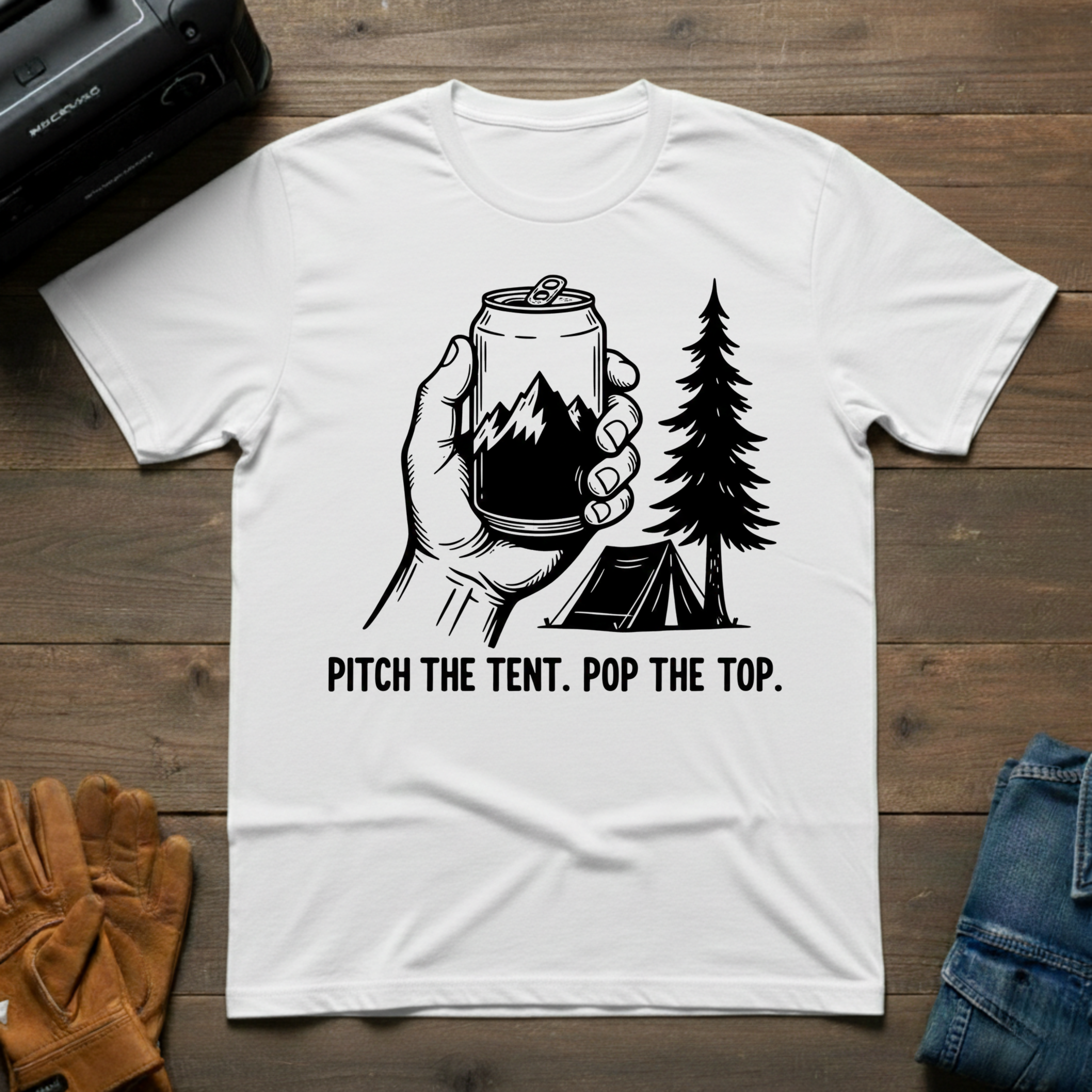 Pitch The Tent  T-Shirt