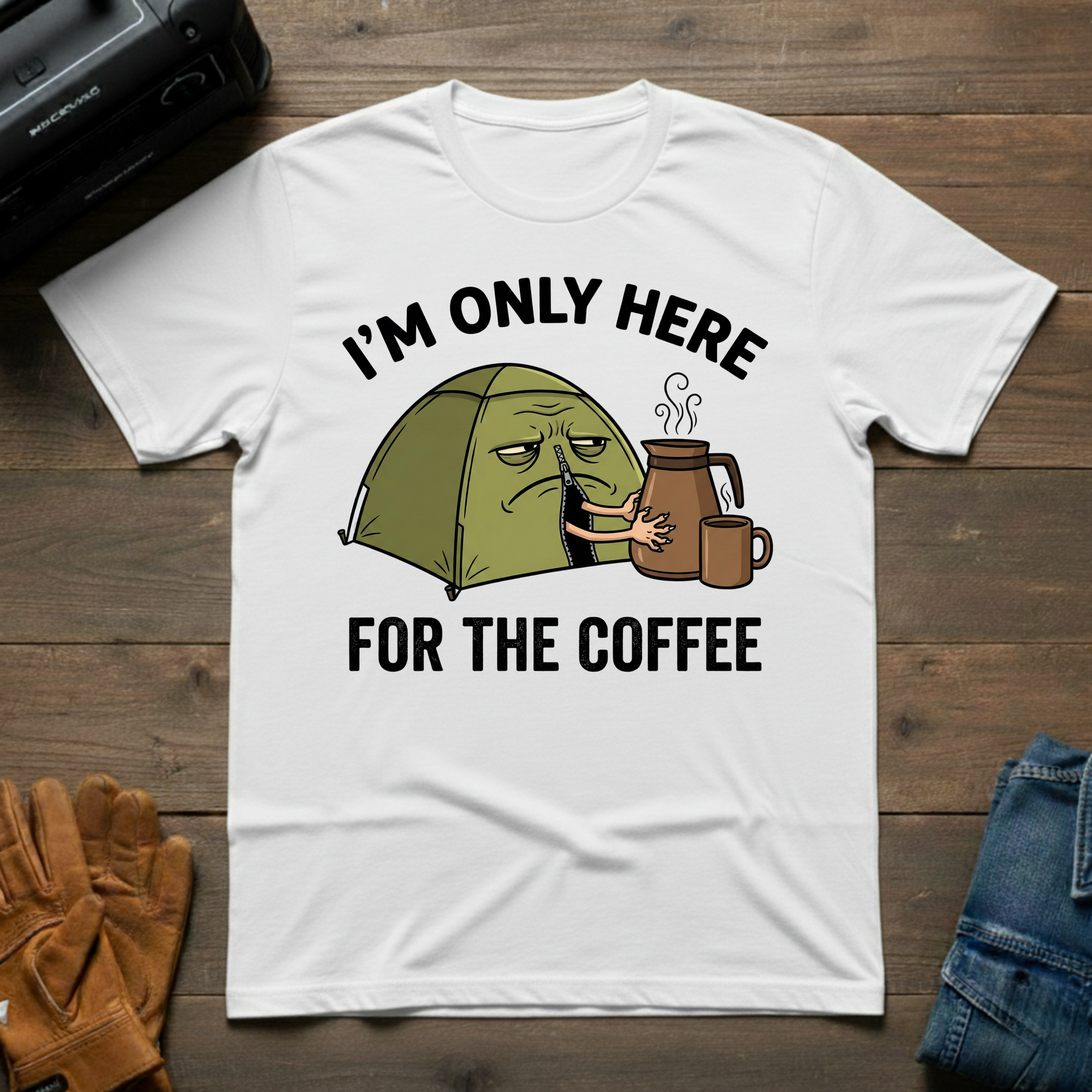I'm Only Here For The Coffee T-Shirt