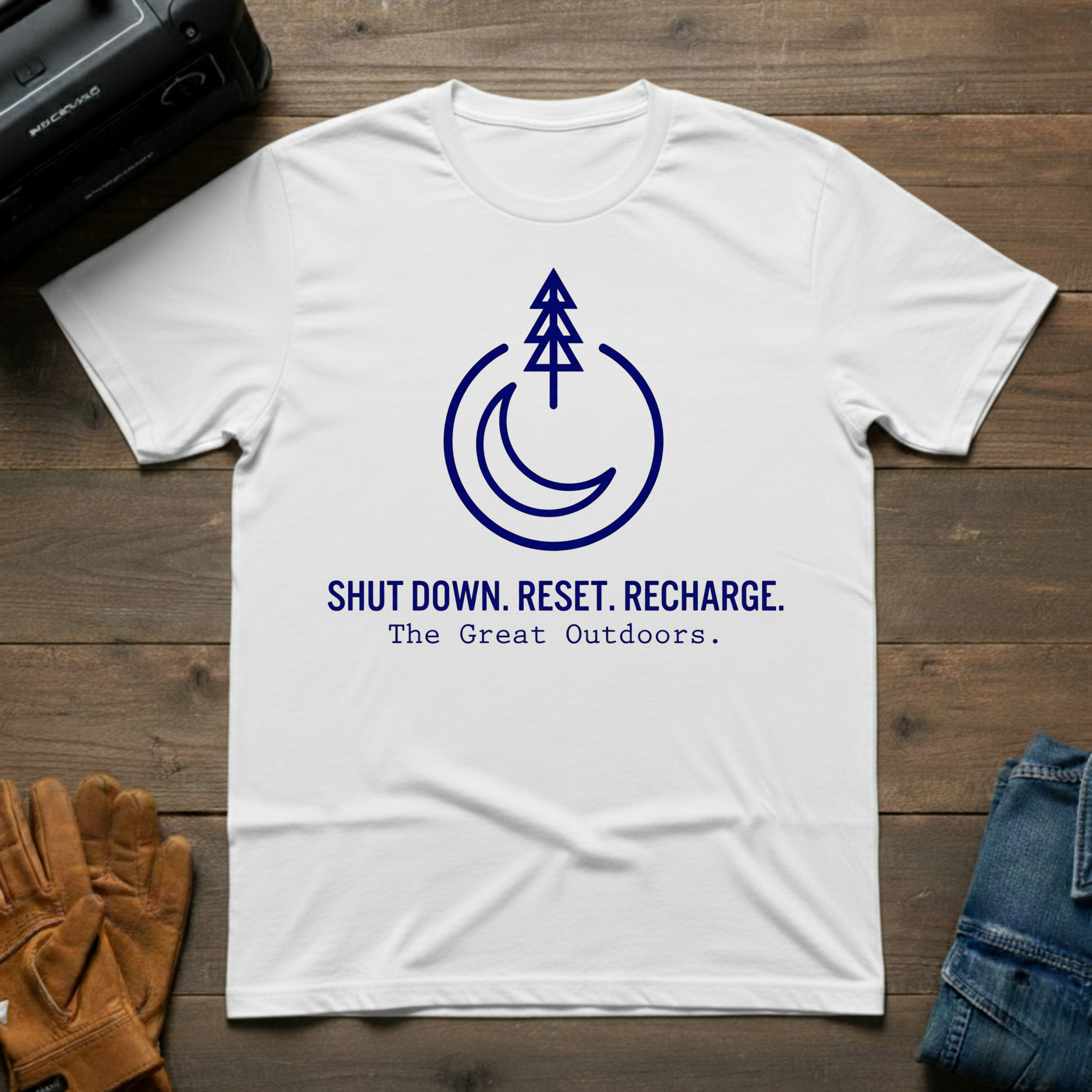 Shut Down - Reset - Recharge T-Shirt