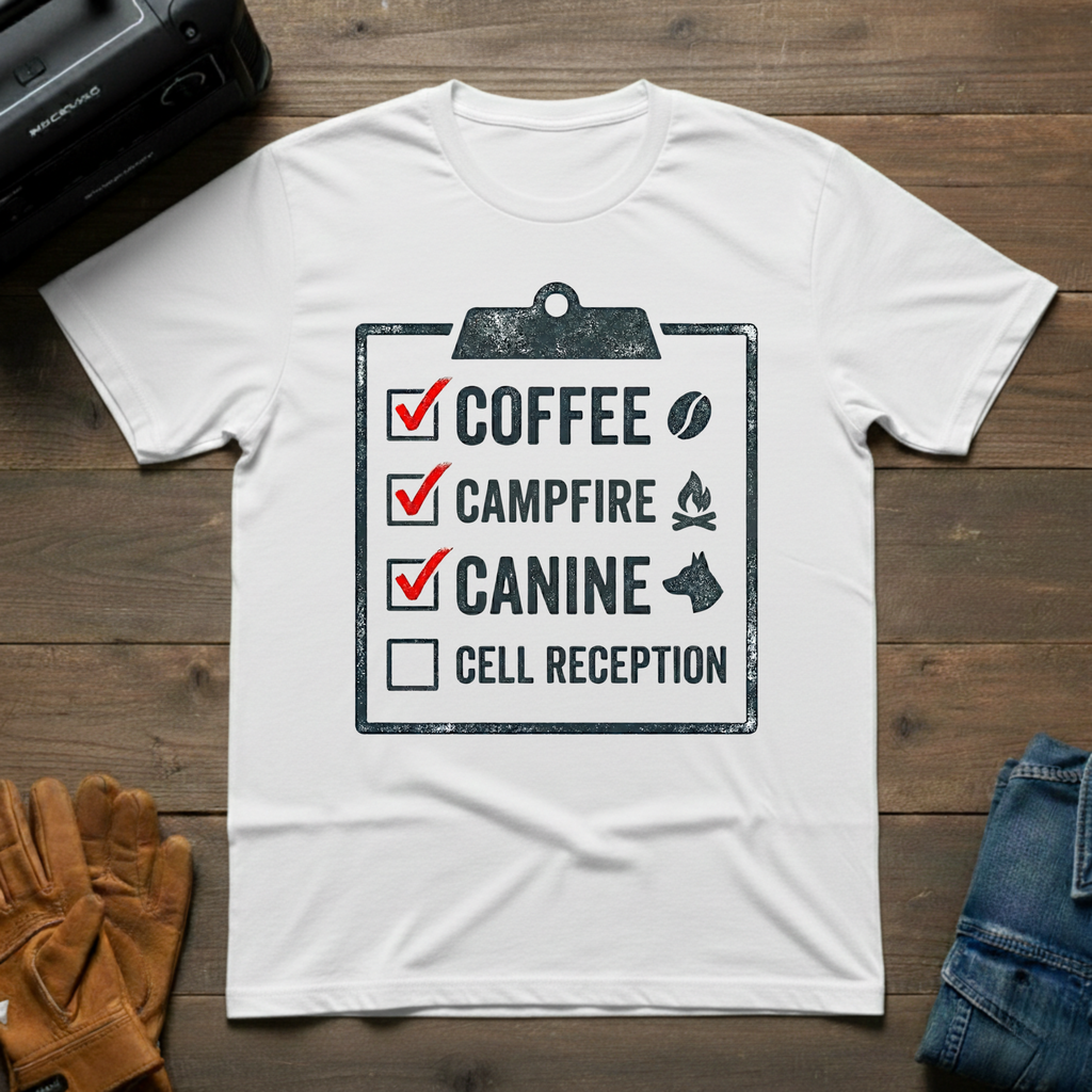 Coffee Campfire Canines T-Shirt