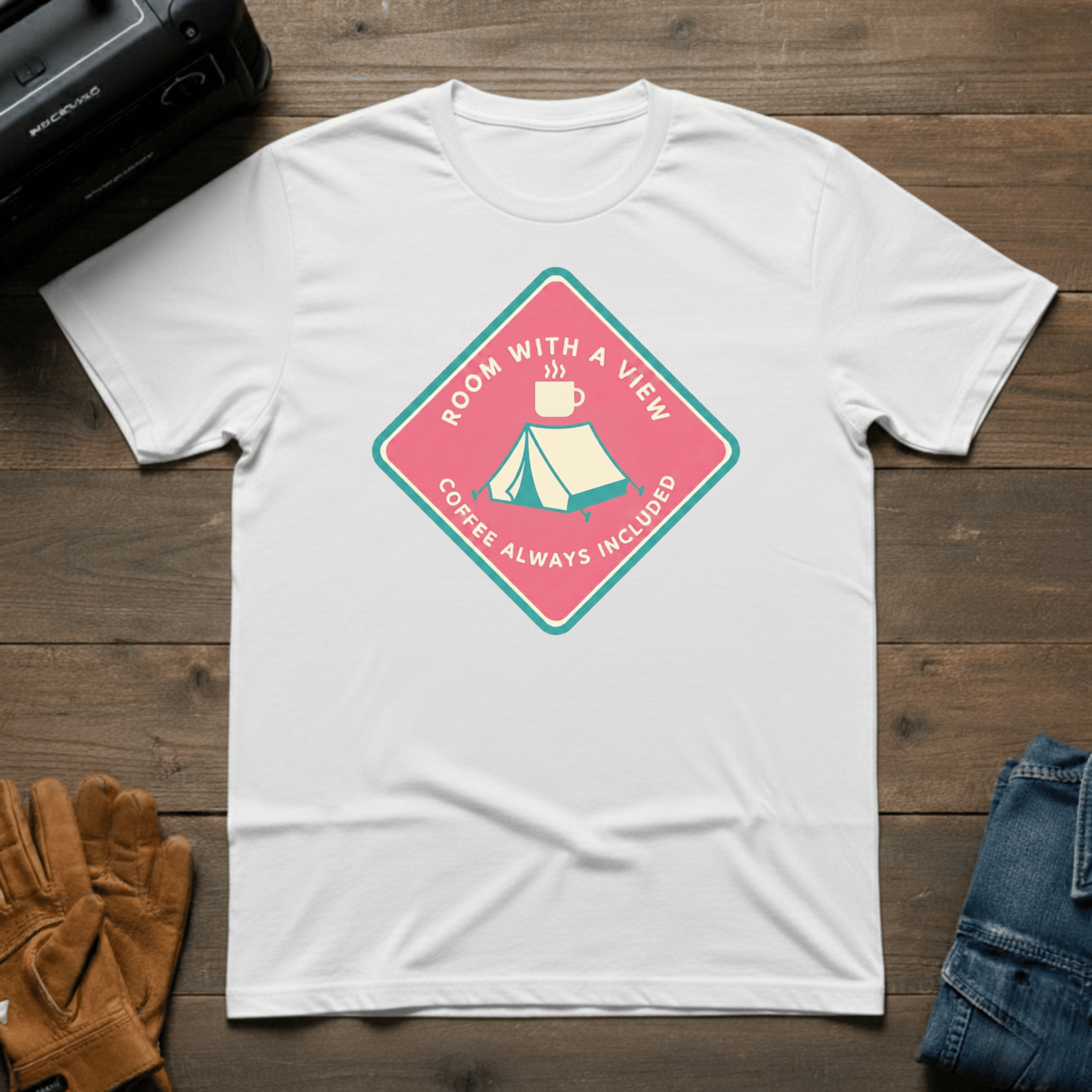 Room with a View Tent T-Shirt